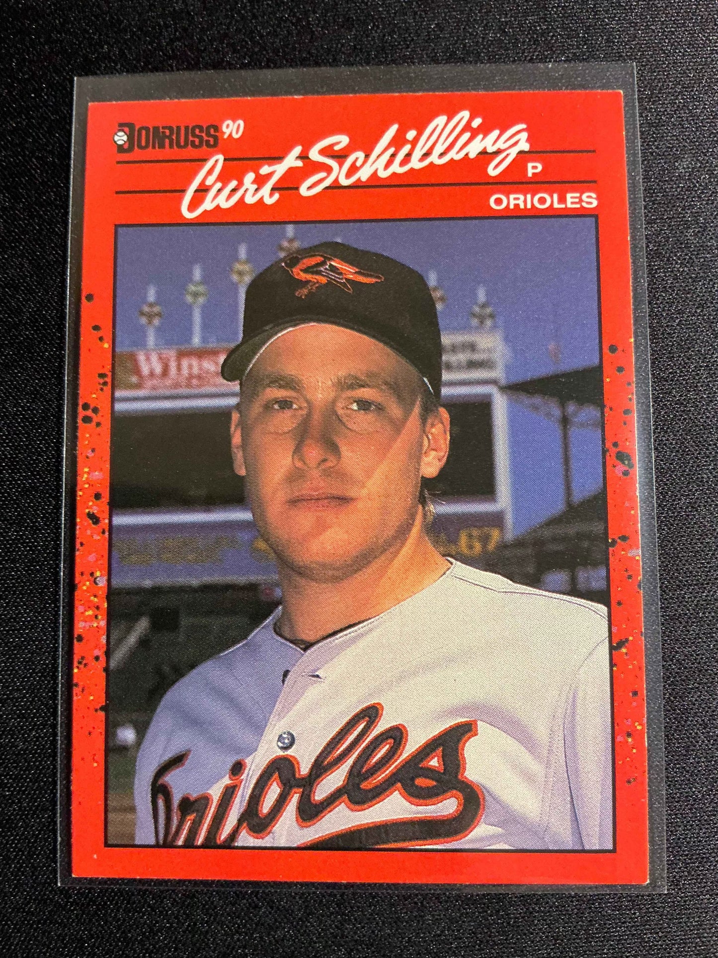 1990 Donruss #667 Curt Schilling Error Card - No . after INC
