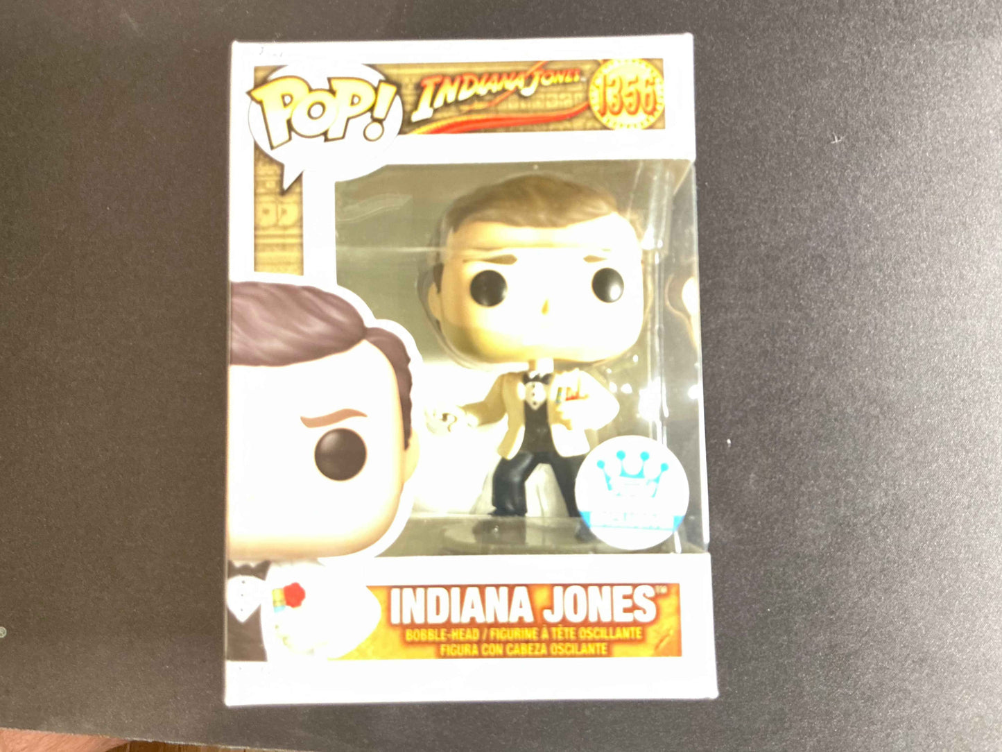 Indiana Jones #1356 Funko Pop! Bobble Head Exclusive in a Semi-Rigid Protective Case from UltraPro - Sport Cards