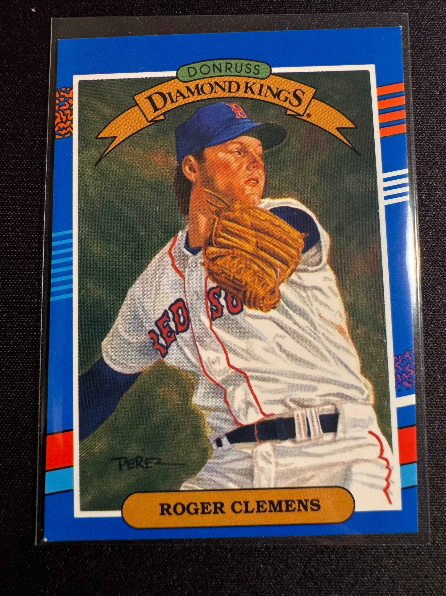 1991 Donruss #9 Roger Clemens Error DK No Trademark Card