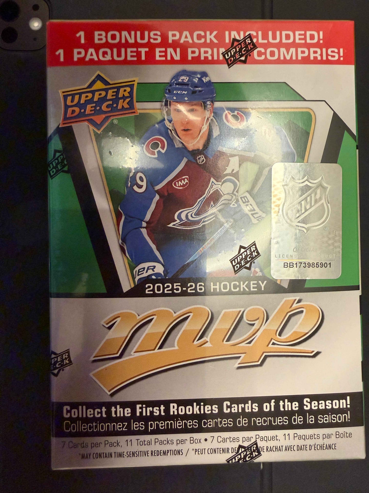 2025-26 Upper Deck NHL MVP Hockey Trading Card Blaster Box