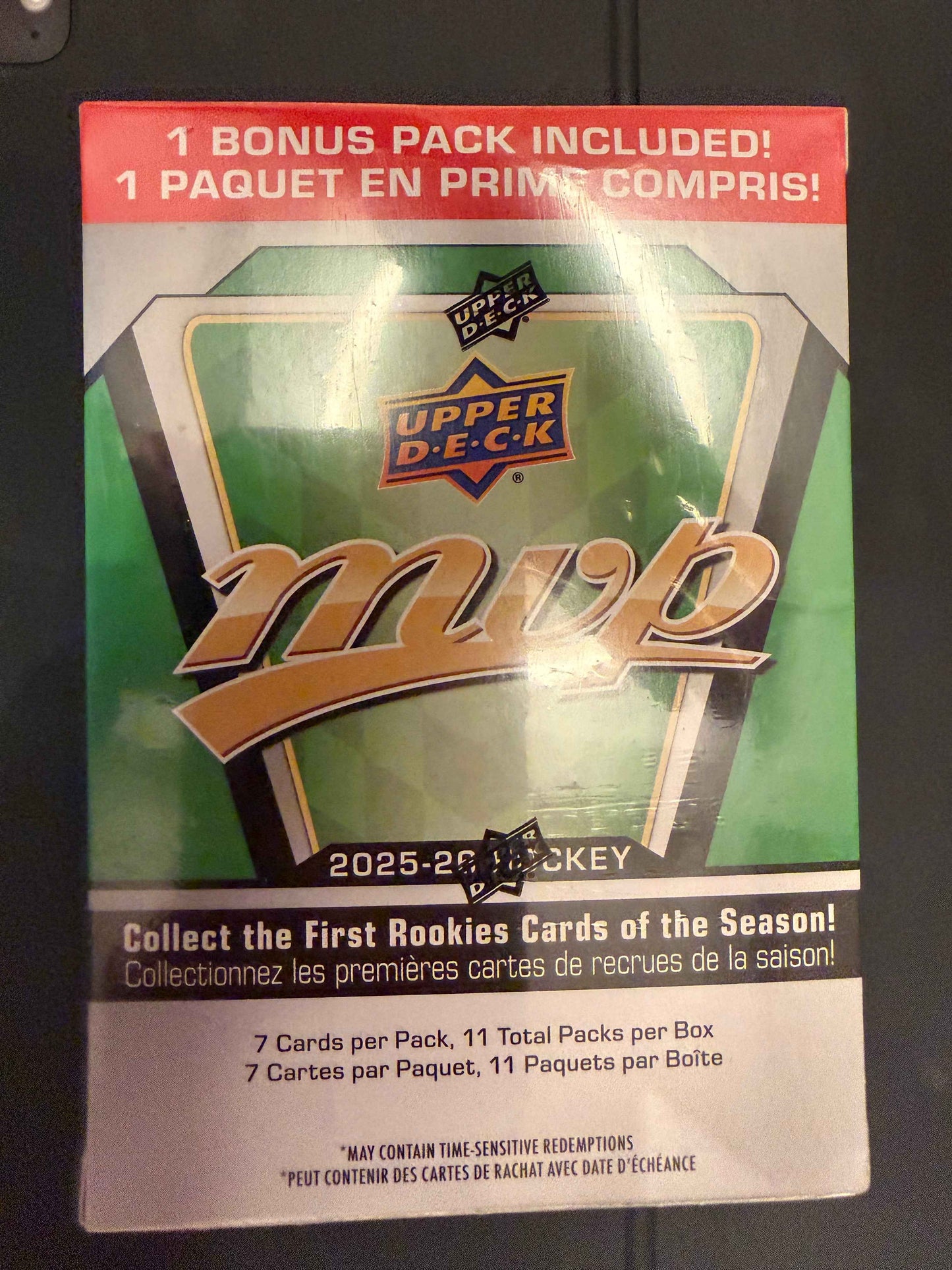 2025-26 Upper Deck NHL MVP Hockey Trading Card Blaster Box