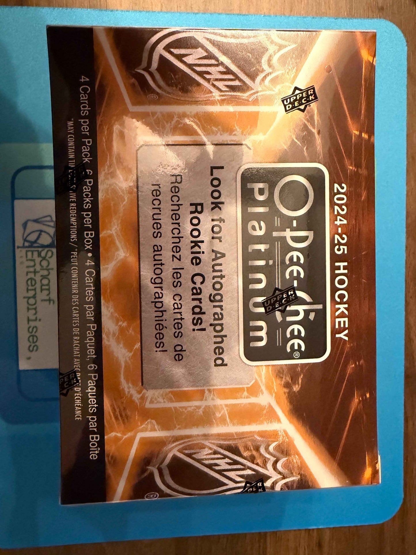 2024-25 Upper Deck O-Pee-Chee PLATINUM Hockey Factory Sealed 6 Pack Blaster Box