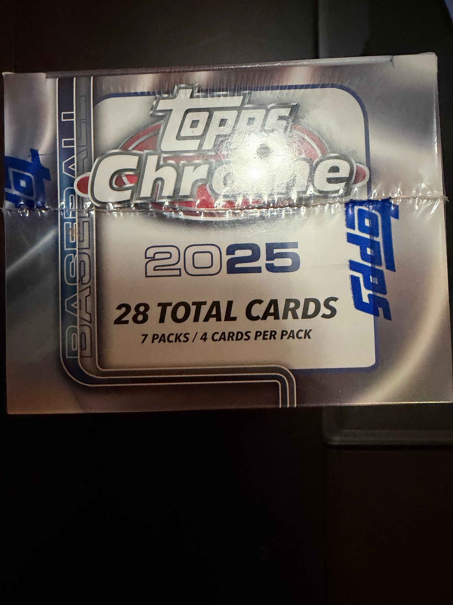 2025 Topps Chrome Baseball Factory Sealed Blaster Box