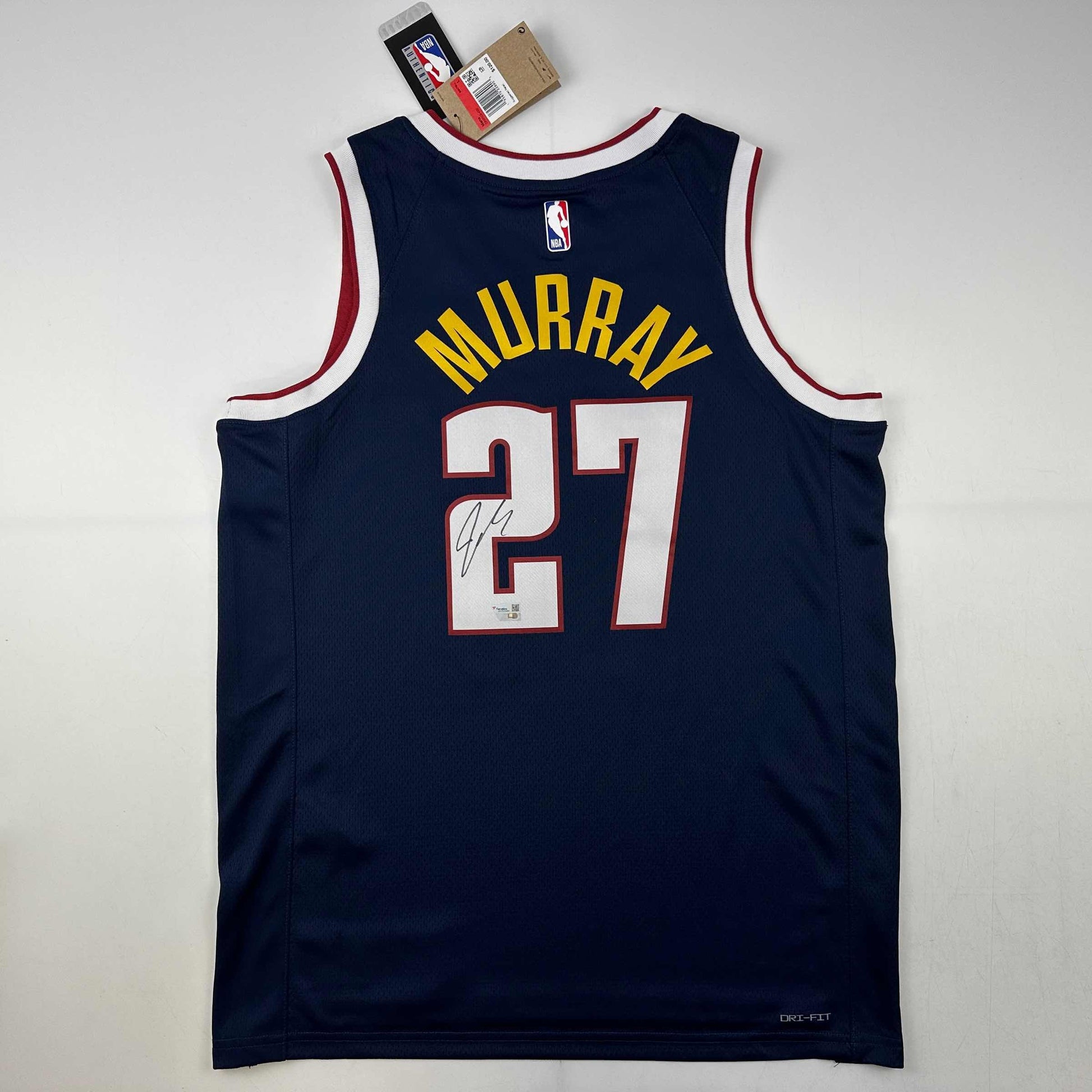 Autographed/Signed Jamal Murray Denver Nuggets Blue Authentic Swingman Basketball Jersey Fanatics COA - Sport Cards