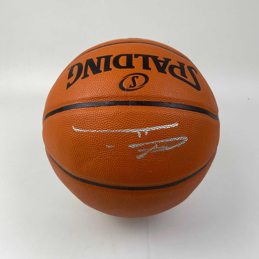 Autographed/Signed Tyler Herro Miami Heat Spalding Full Size F/S Basketball JSA COA