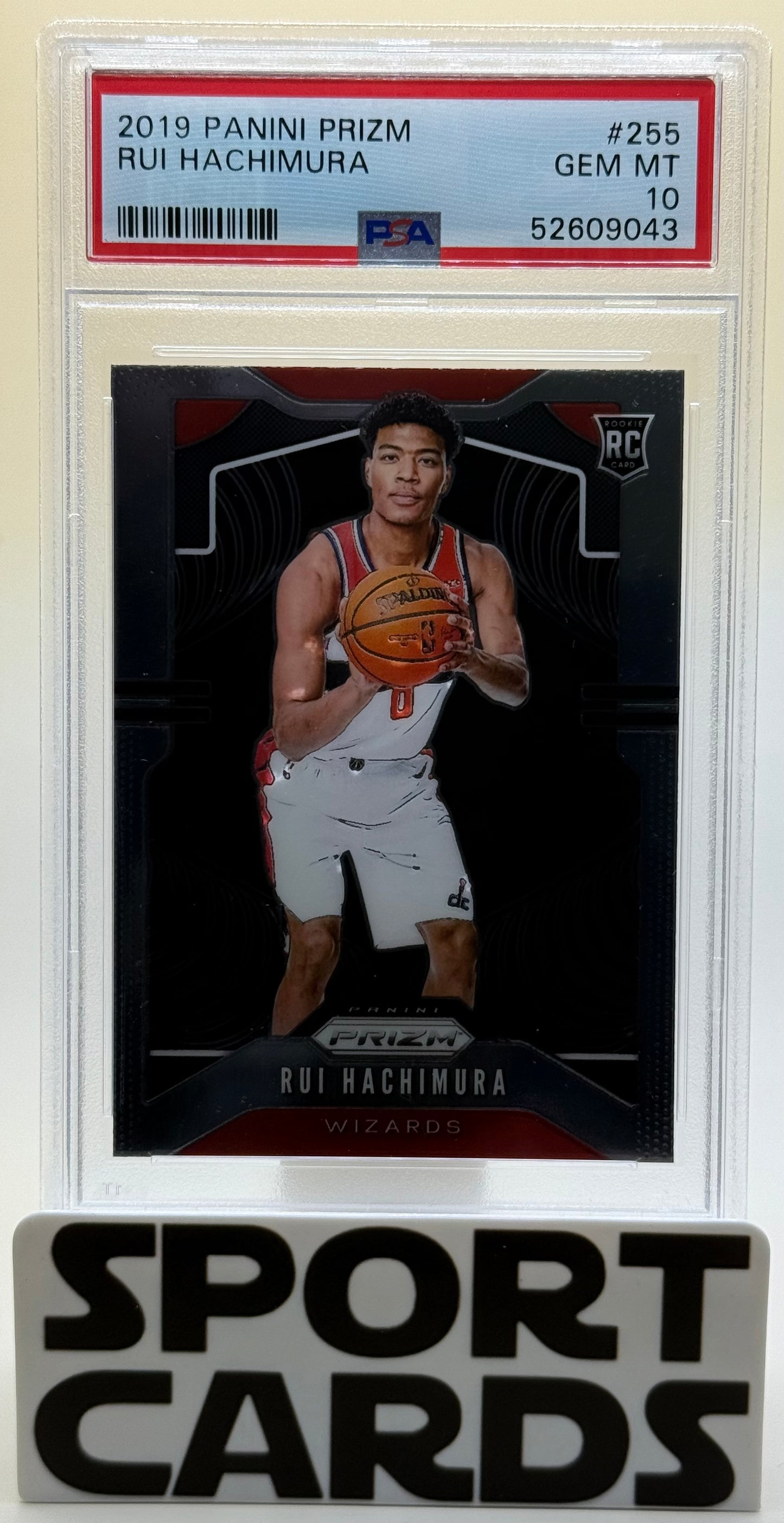 2019-20 Panini Prizm #255 Rui Hachimura PSA 10 SportCards.com