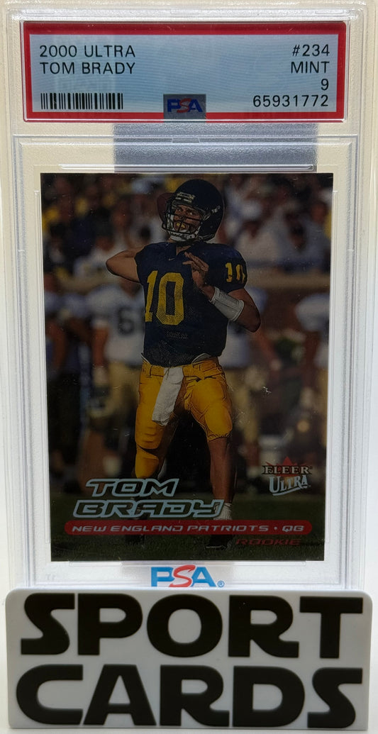 2000 Ultra #234 Tom Brady PSA 9 SportCards.com