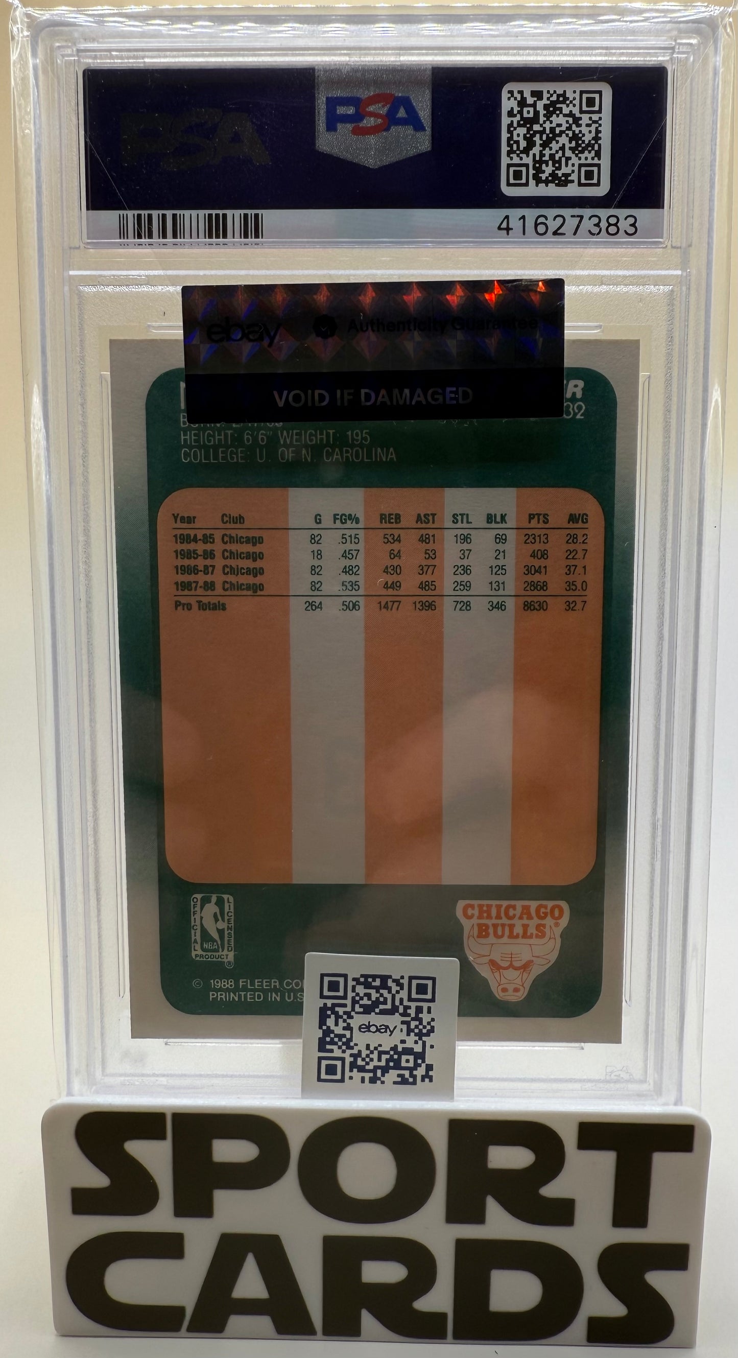 1988-89 Fleer #17 Michael Jordan PSA 9 SportCards.com