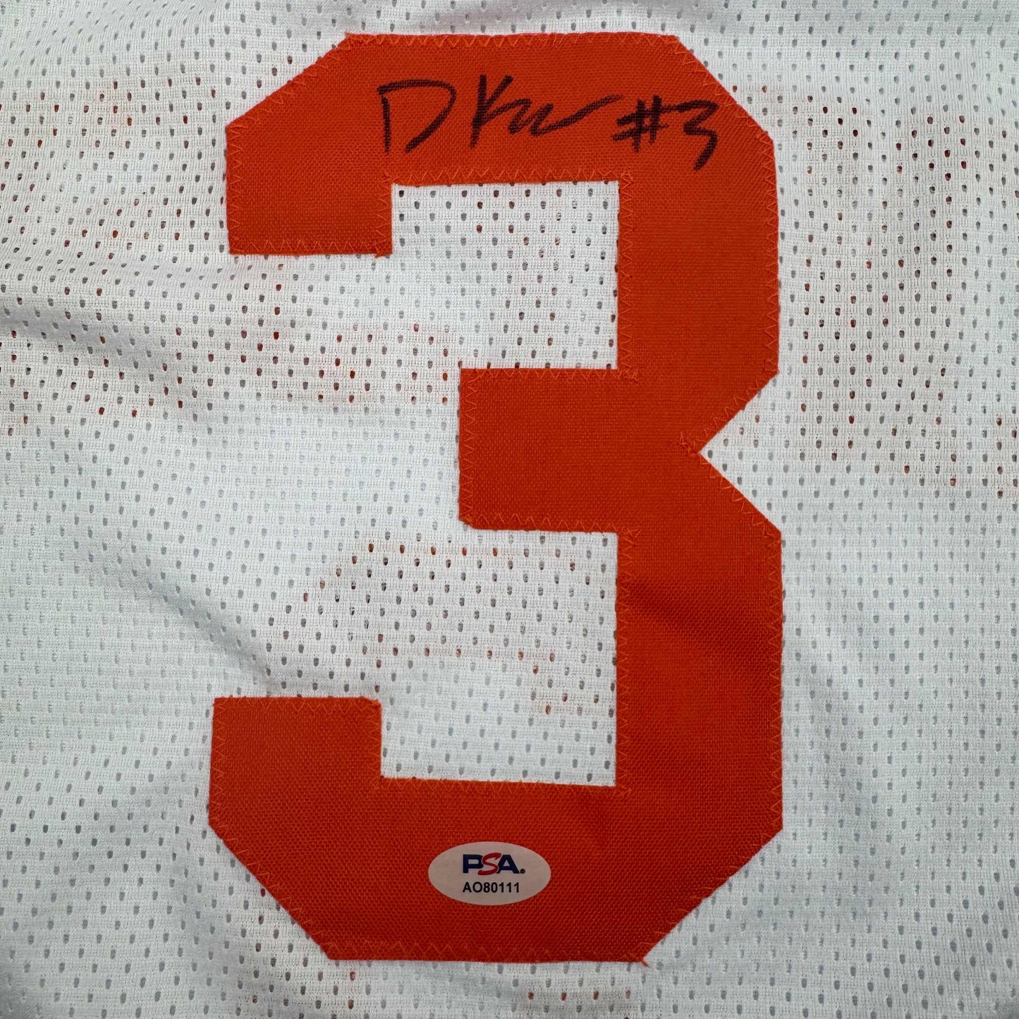 Autographed/Signed Dalton Knecht Tennessee White College Basketball Jersey PSA COA - Sport Cards