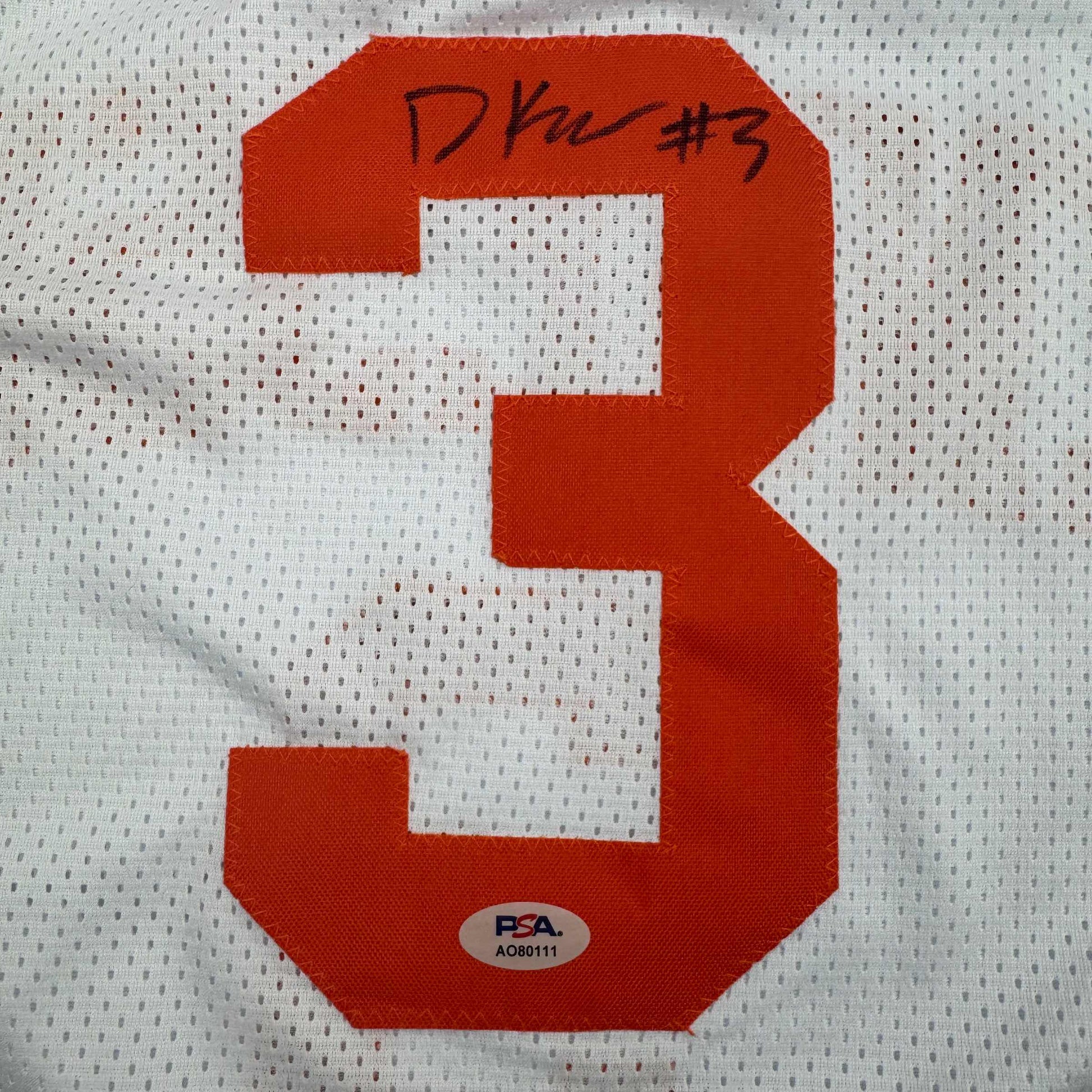 Autographed/Signed Dalton Knecht Tennessee White College Basketball Jersey PSA COA - Sport Cards