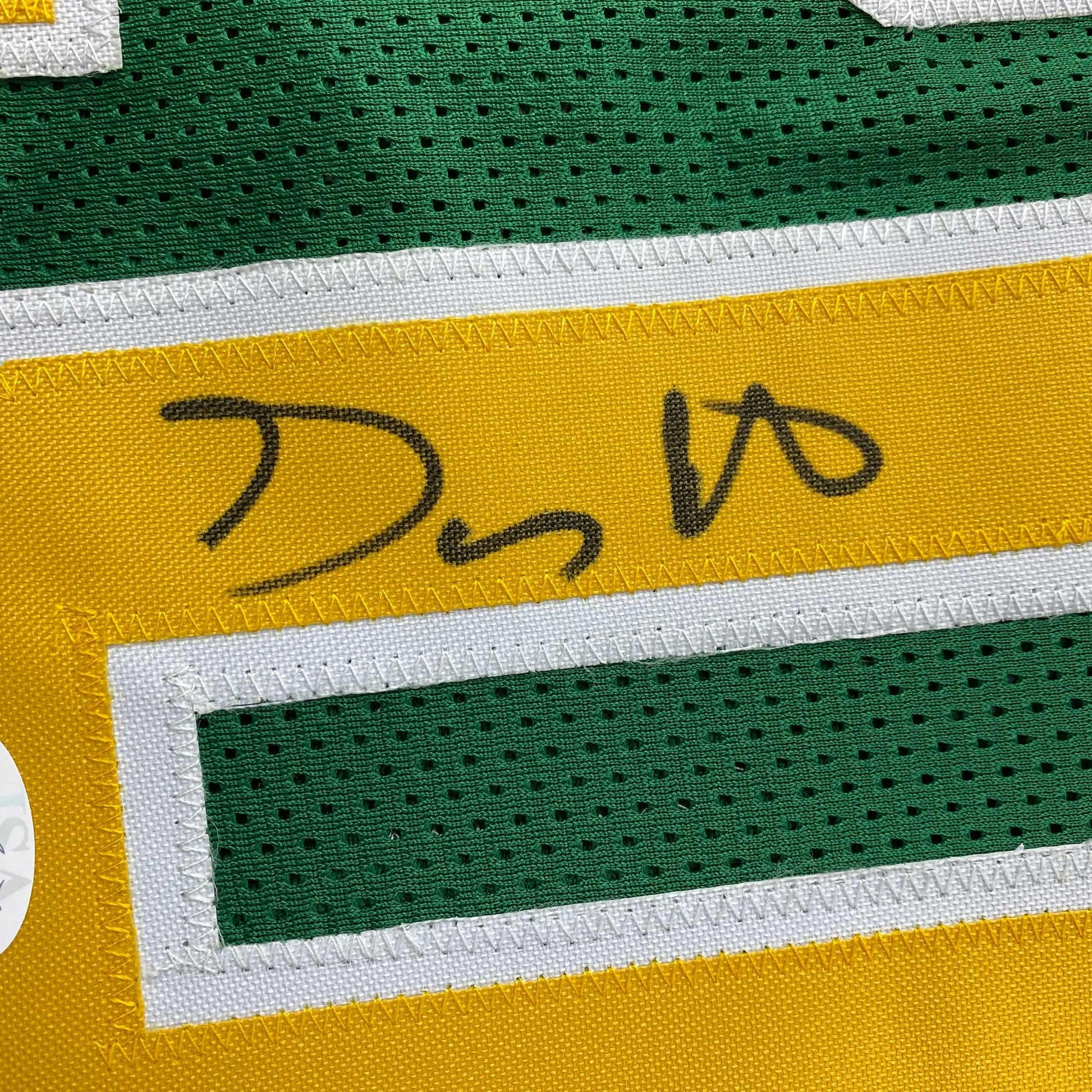Autographed/Signed Gary Payton Seattle Green Basketball Jersey JSA COA - Sport Cards