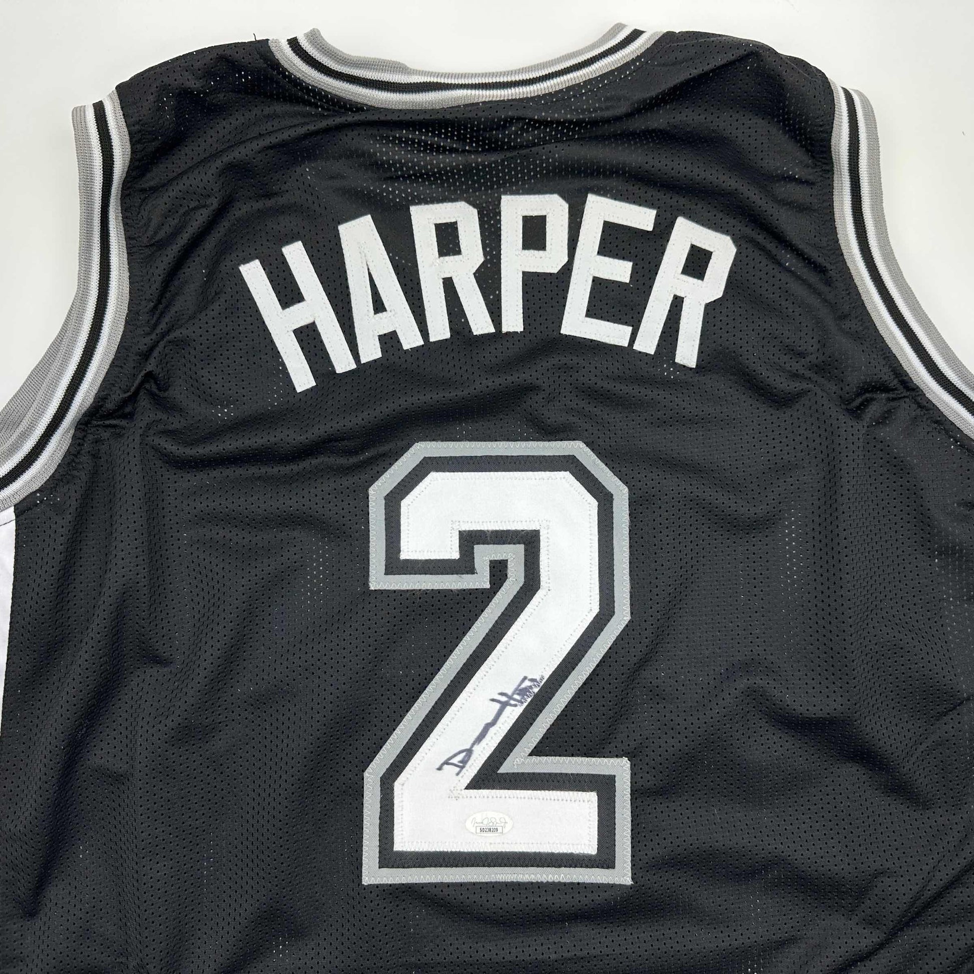 Autographed/Signed Dylan Harper San Antonio Black Basketball Jersey JSA COA - Sport Cards