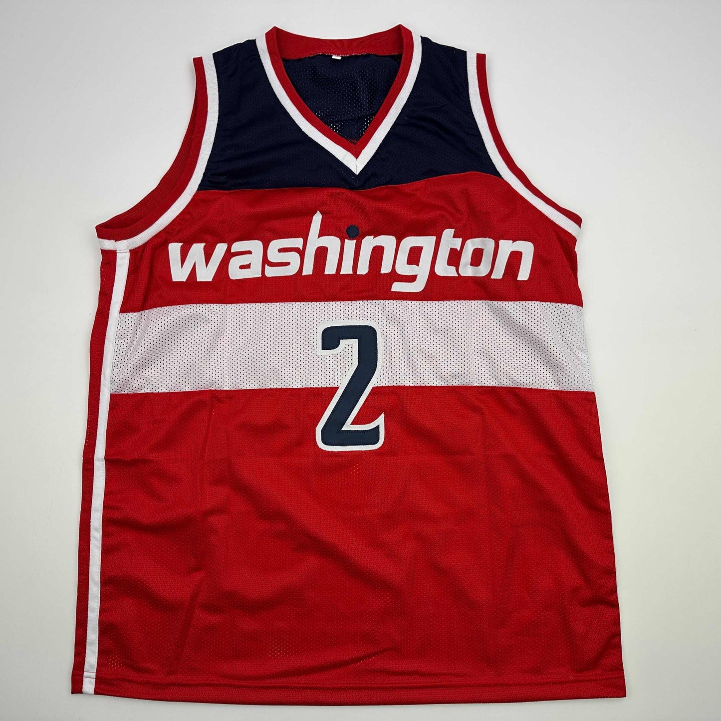 Autographed/Signed John Wall Washington Red Basketball Jersey JSA COA - Sport Cards