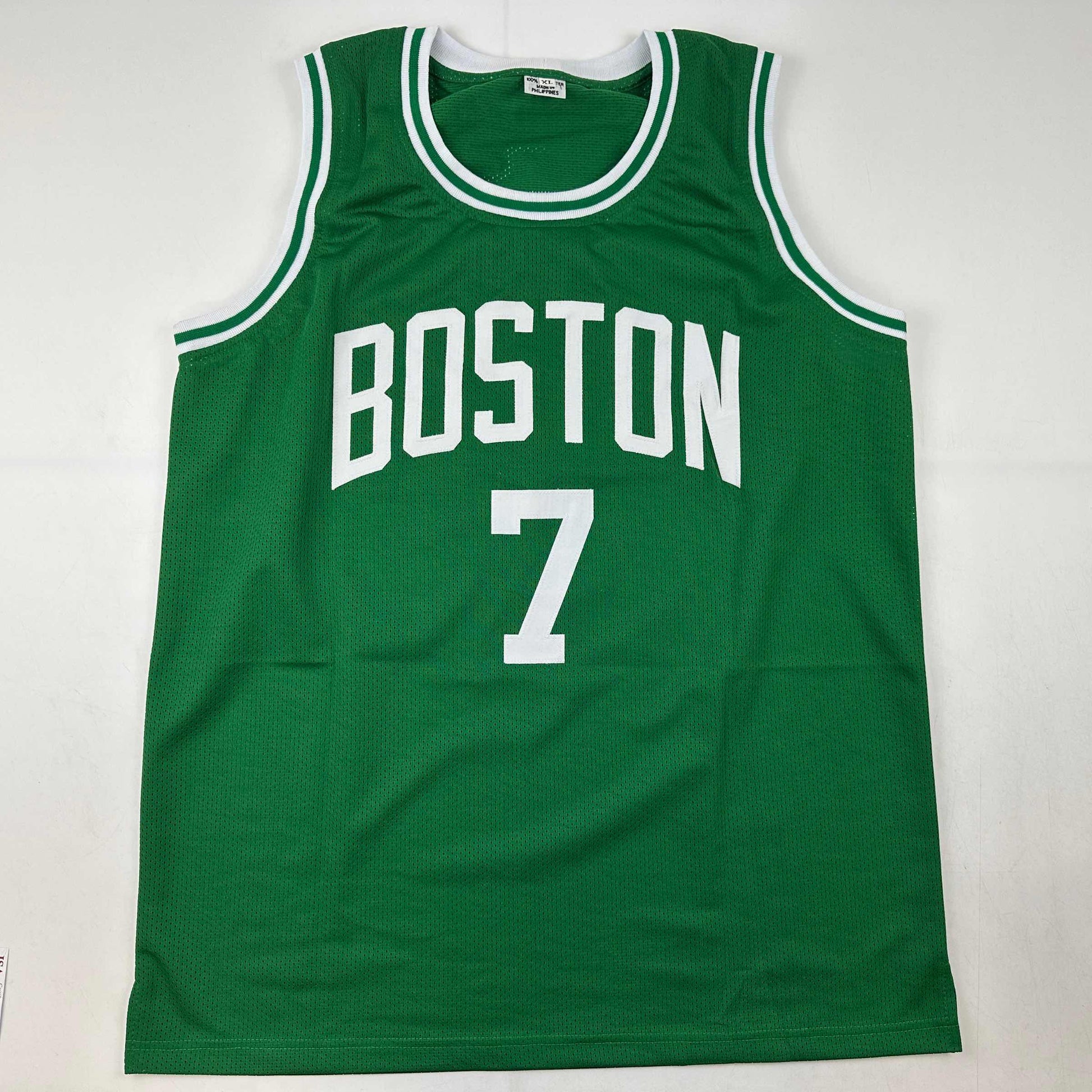 Autographed/Signed Dee Brown Boston Green Basketball Jersey JSA COA - Sport Cards