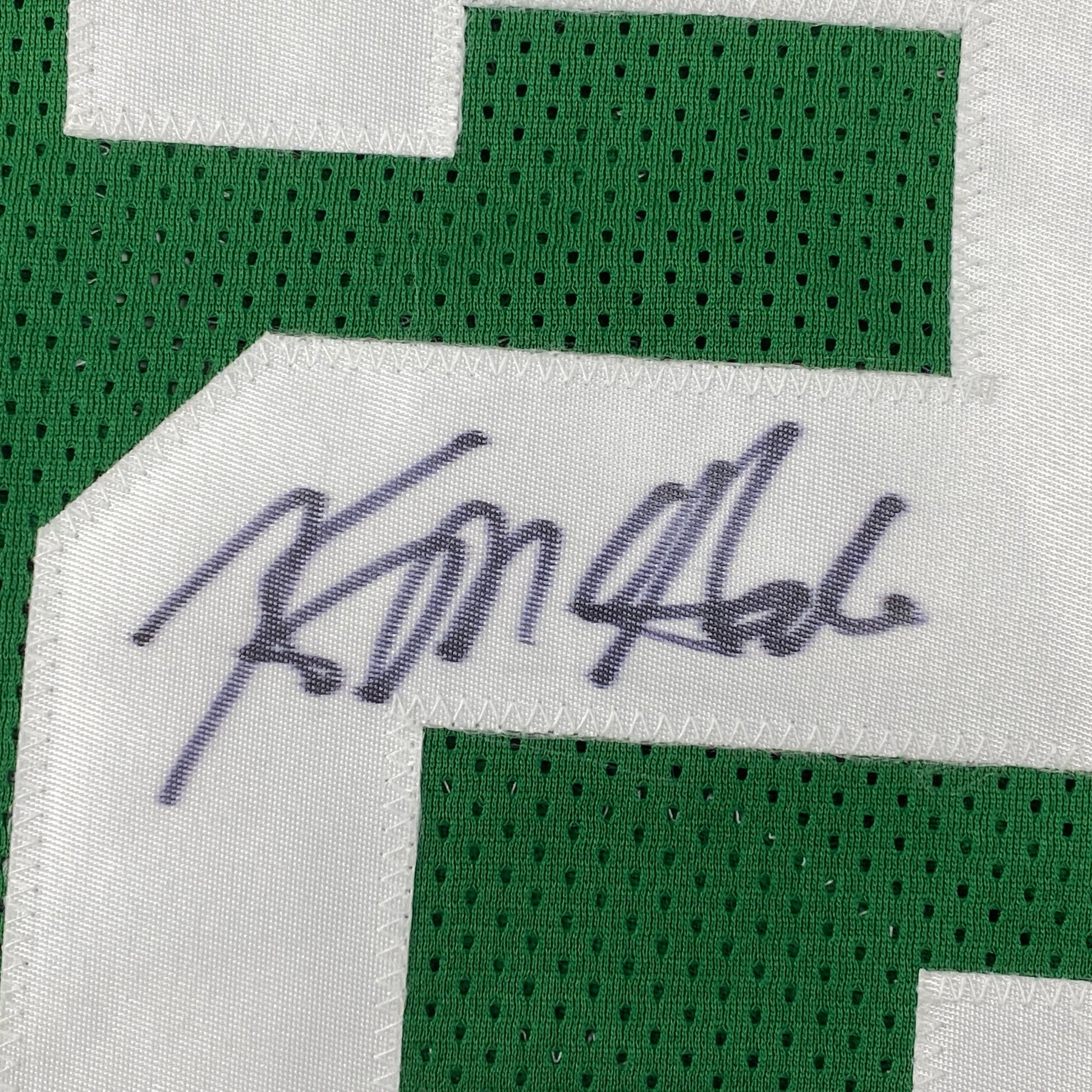 Autographed/Signed Kevin McHale Boston Green Basketball Jersey JSA COA - Sport Cards