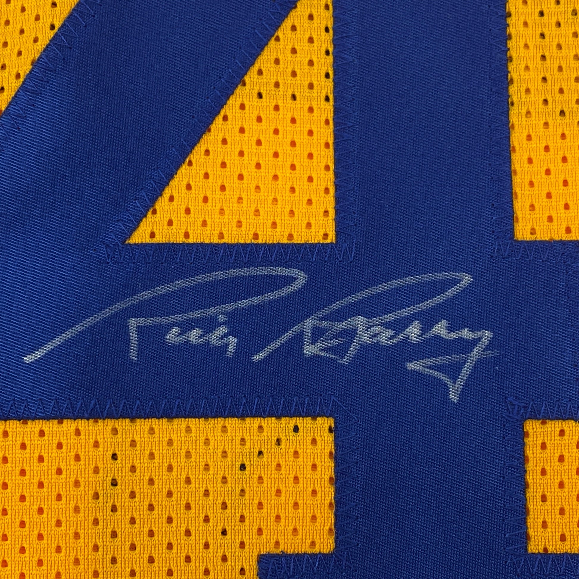 Autographed/Signed Rick Barry Golden State Yellow Basketball Jersey JSA COA - Sport Cards