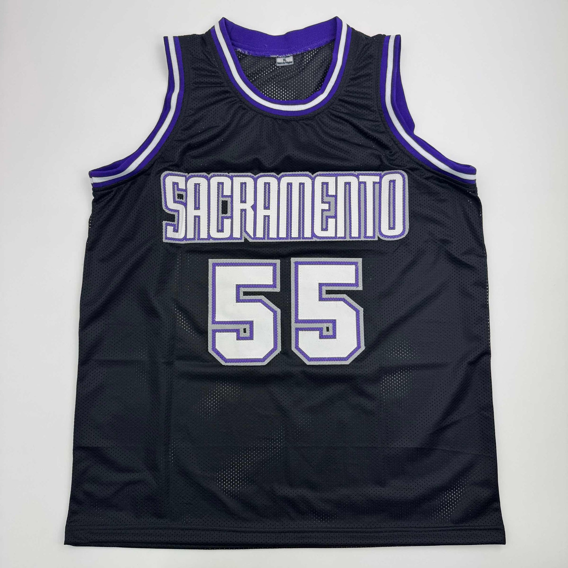 Autographed/Signed Jason Williams Sacramento Black Basketball Jersey JSA COA - Sport Cards