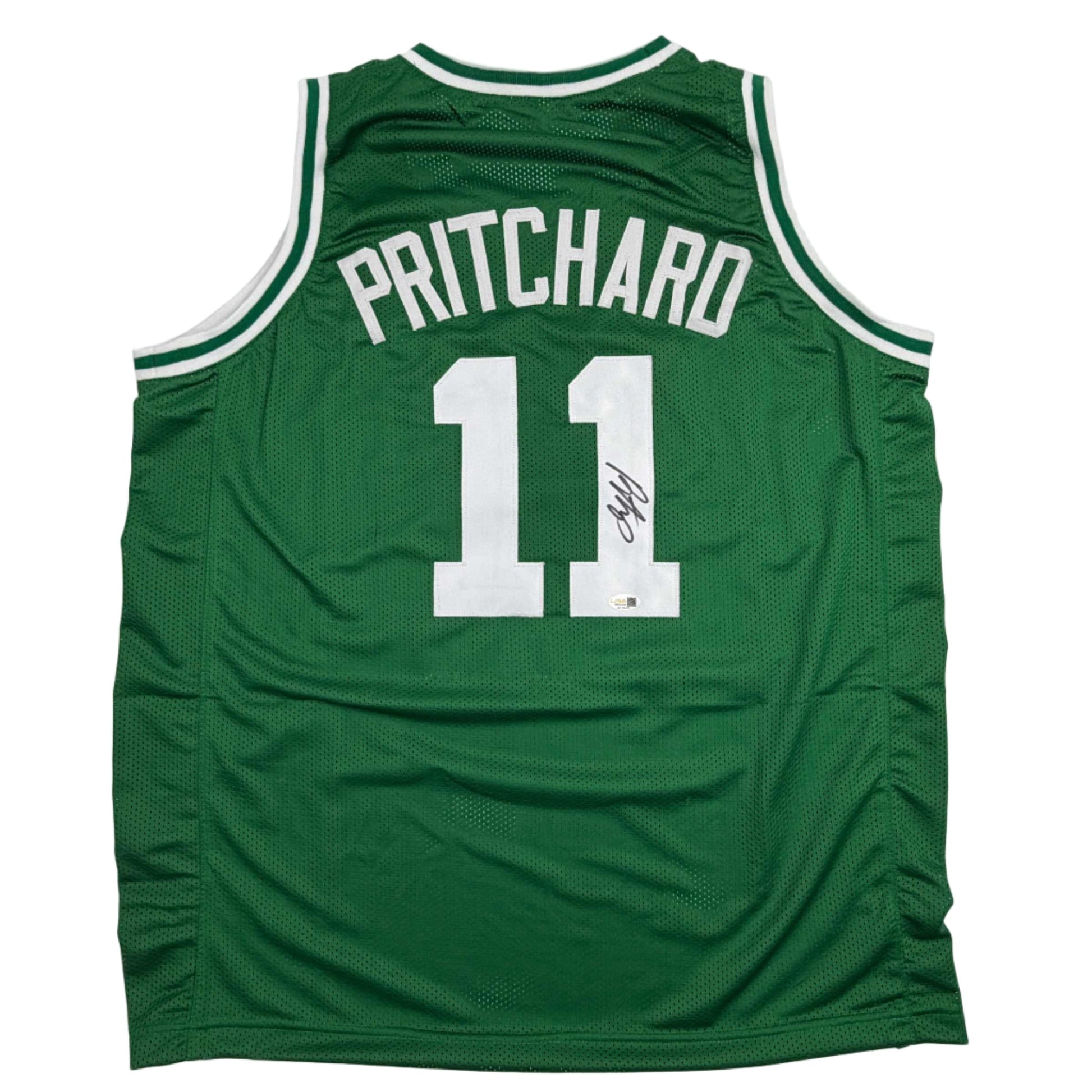 Autographed/Signed Payton Pritchard Boston Green Basketball Jersey JSA COA - Sport Cards