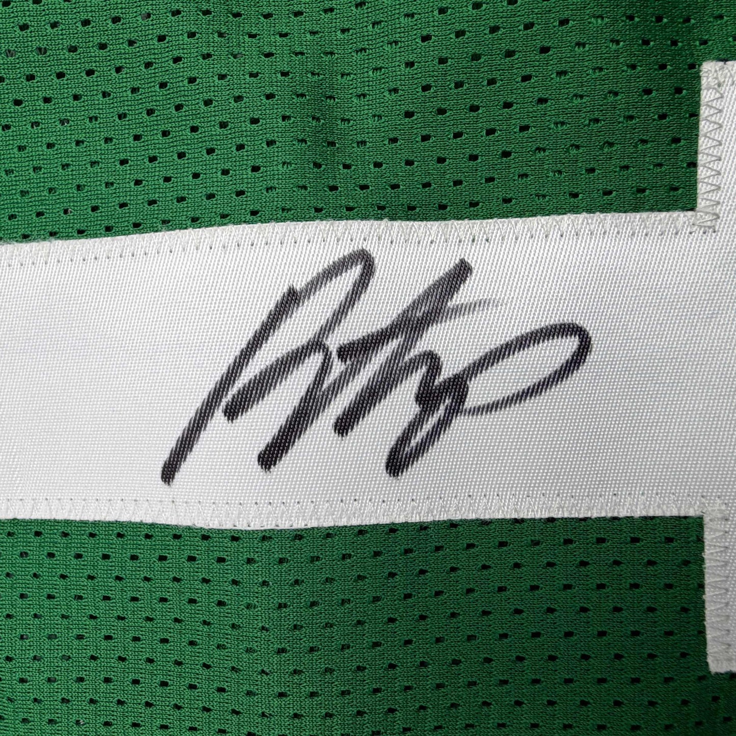 Autographed/Signed Payton Pritchard Boston Green Basketball Jersey JSA COA - Sport Cards