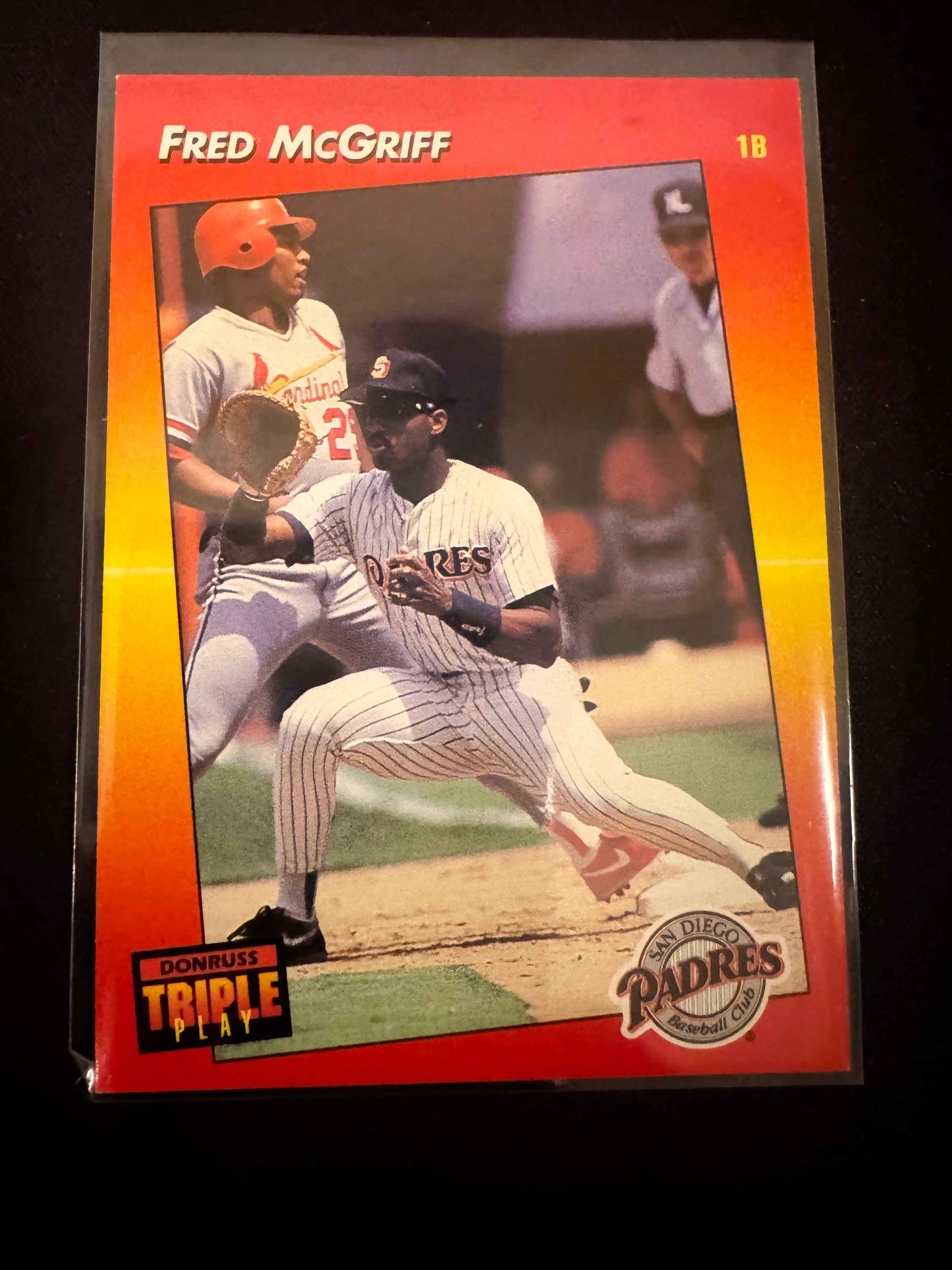 1992 Donruss Triple Play #87 Fred McGriff Card