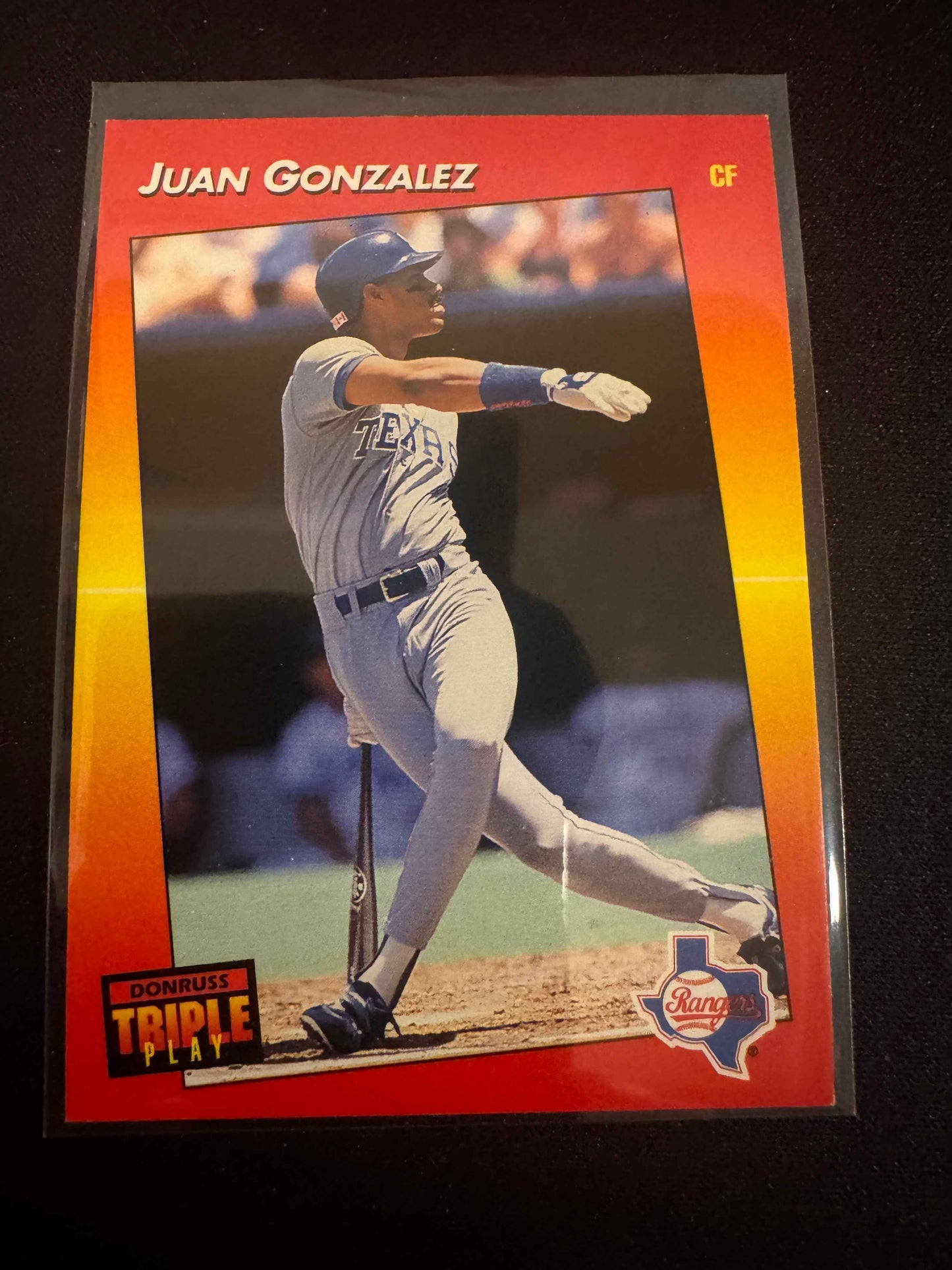1992 Donruss Triple Play #112 Juan Gonzalez Card