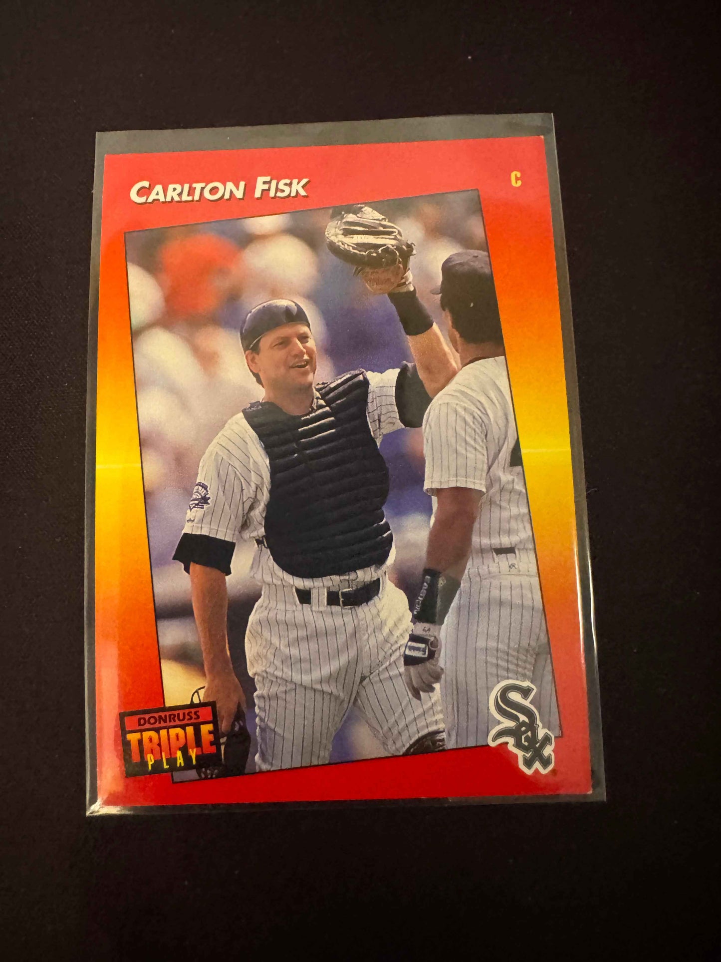 1992 Donruss Triple Play #149 Carlton Fisk Card