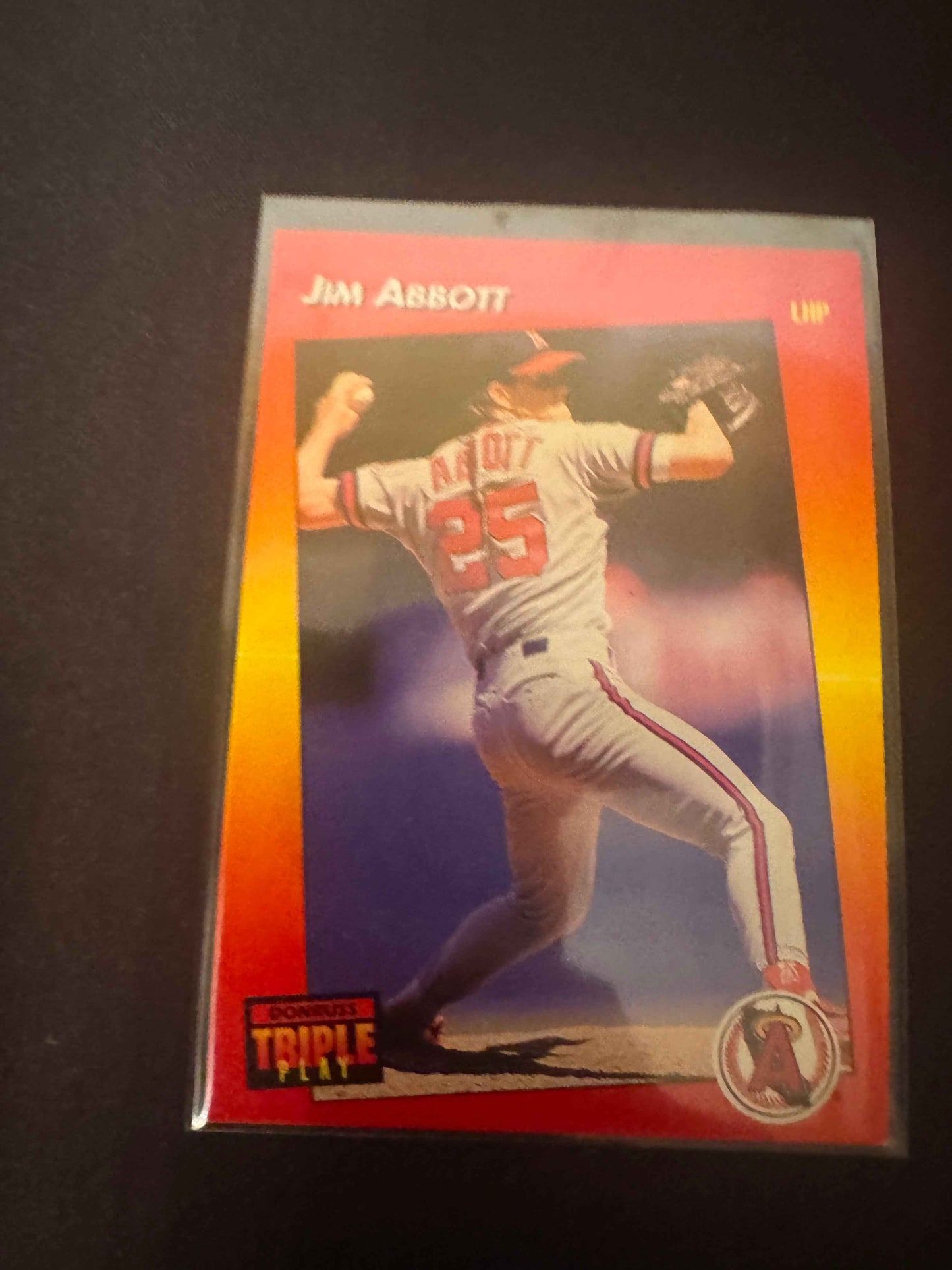1992 Donruss Triple Play #204 Jim Abbott Card