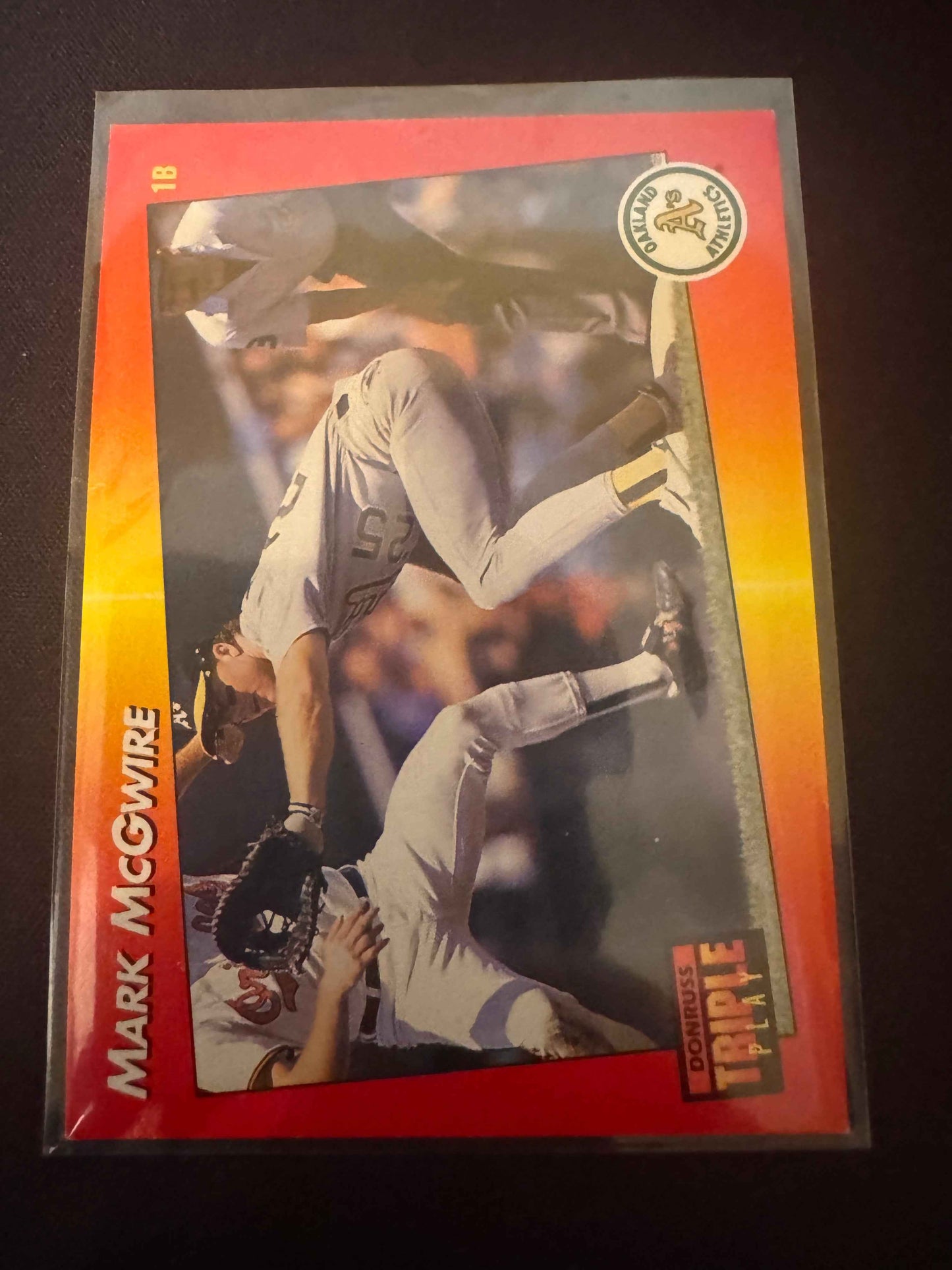 1992 Donruss Triple Play #262 Mark McGwire Card