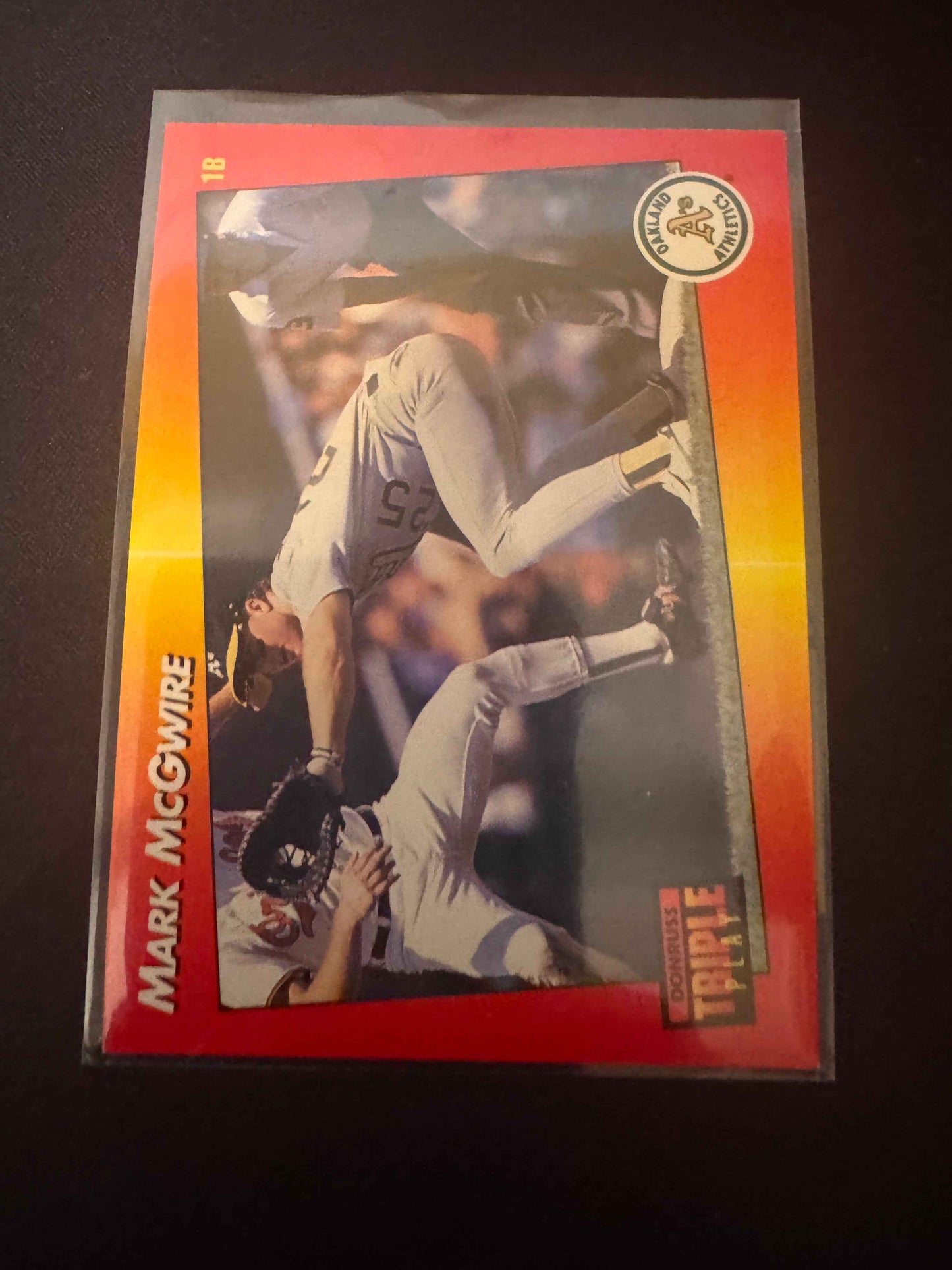 1992 Donruss Triple Play #262 Mark McGwire Card