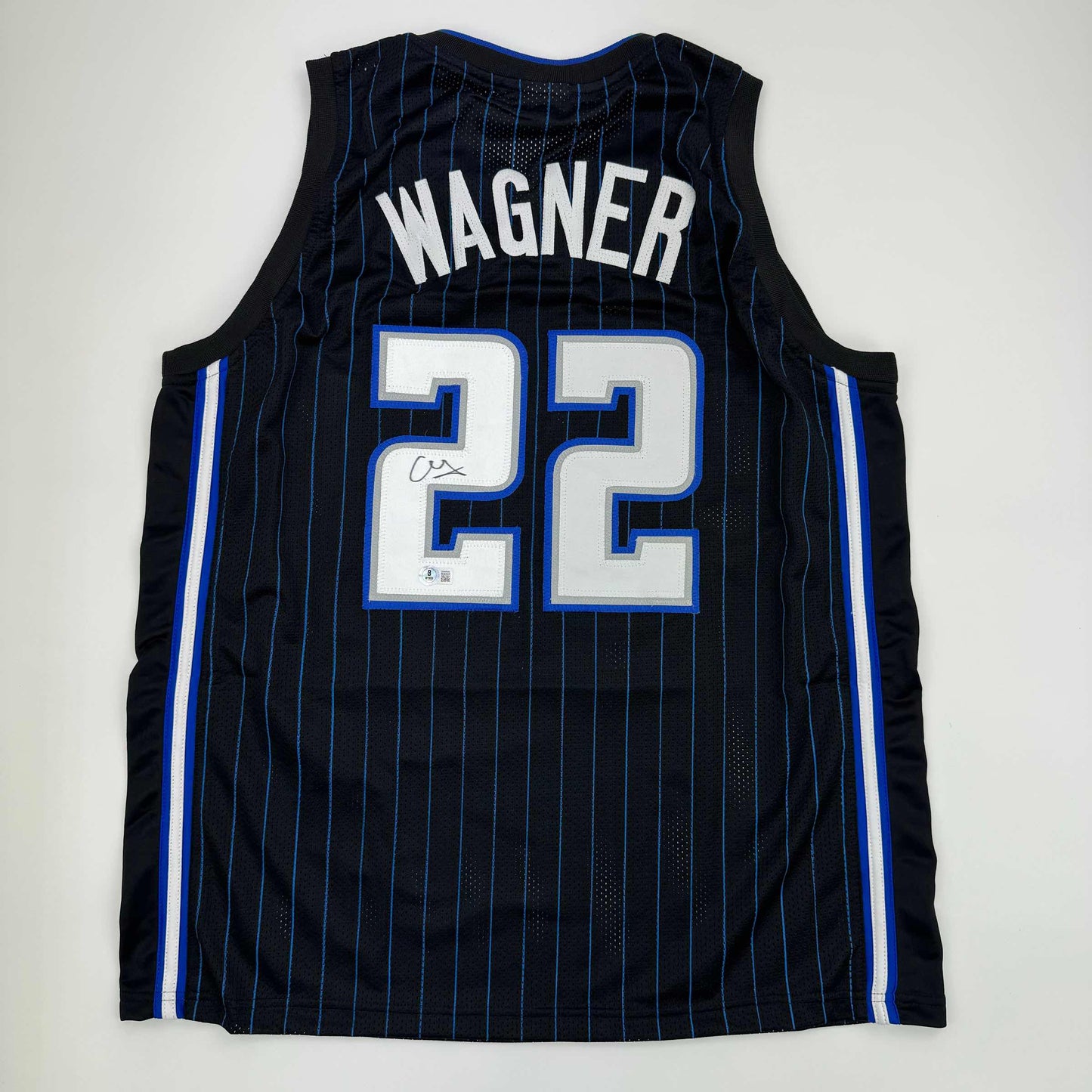 Autographed/Signed Franz Wagner Orlando Black Basketball Jersey Beckett BAS COA - Sport Cards