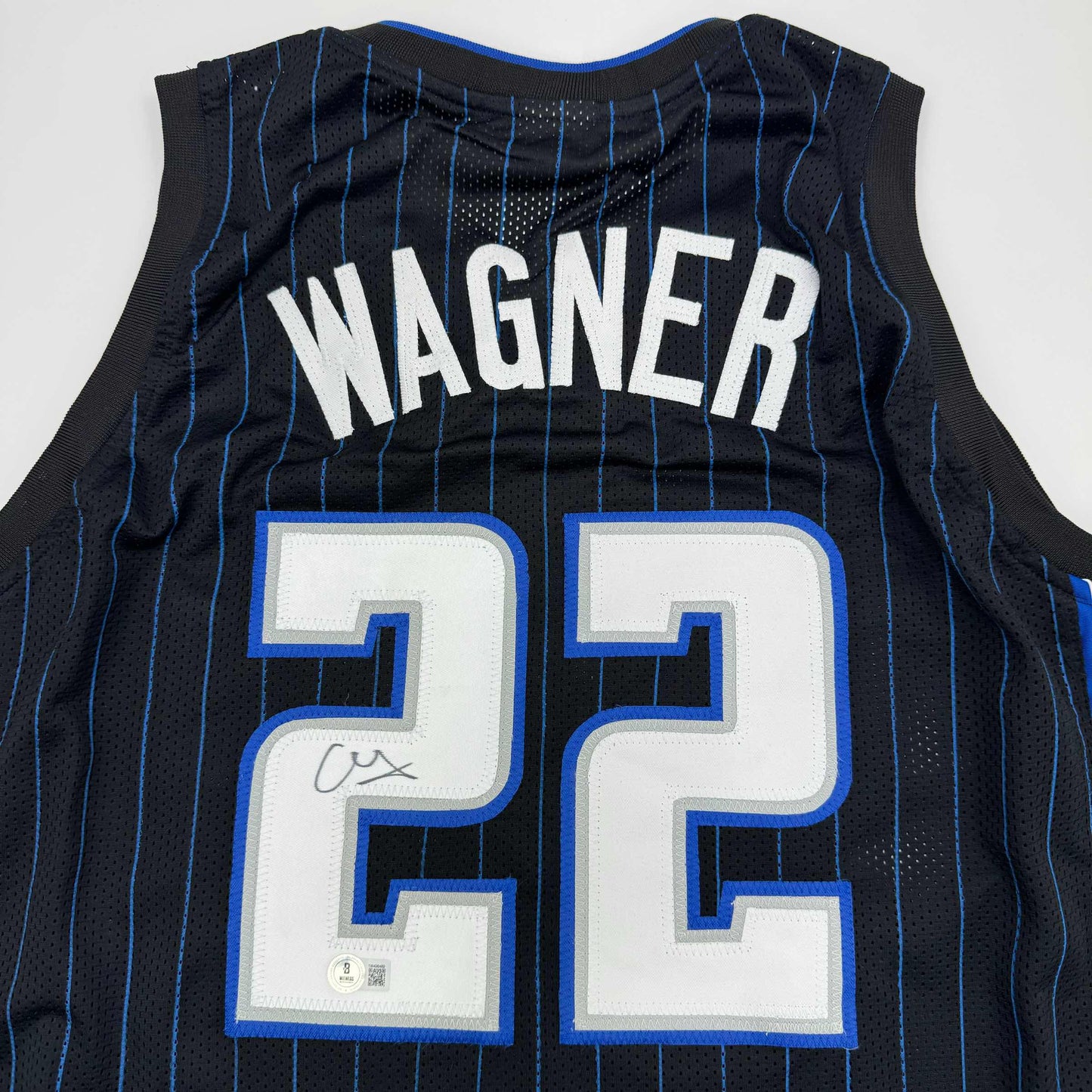 Autographed/Signed Franz Wagner Orlando Black Basketball Jersey Beckett BAS COA - Sport Cards