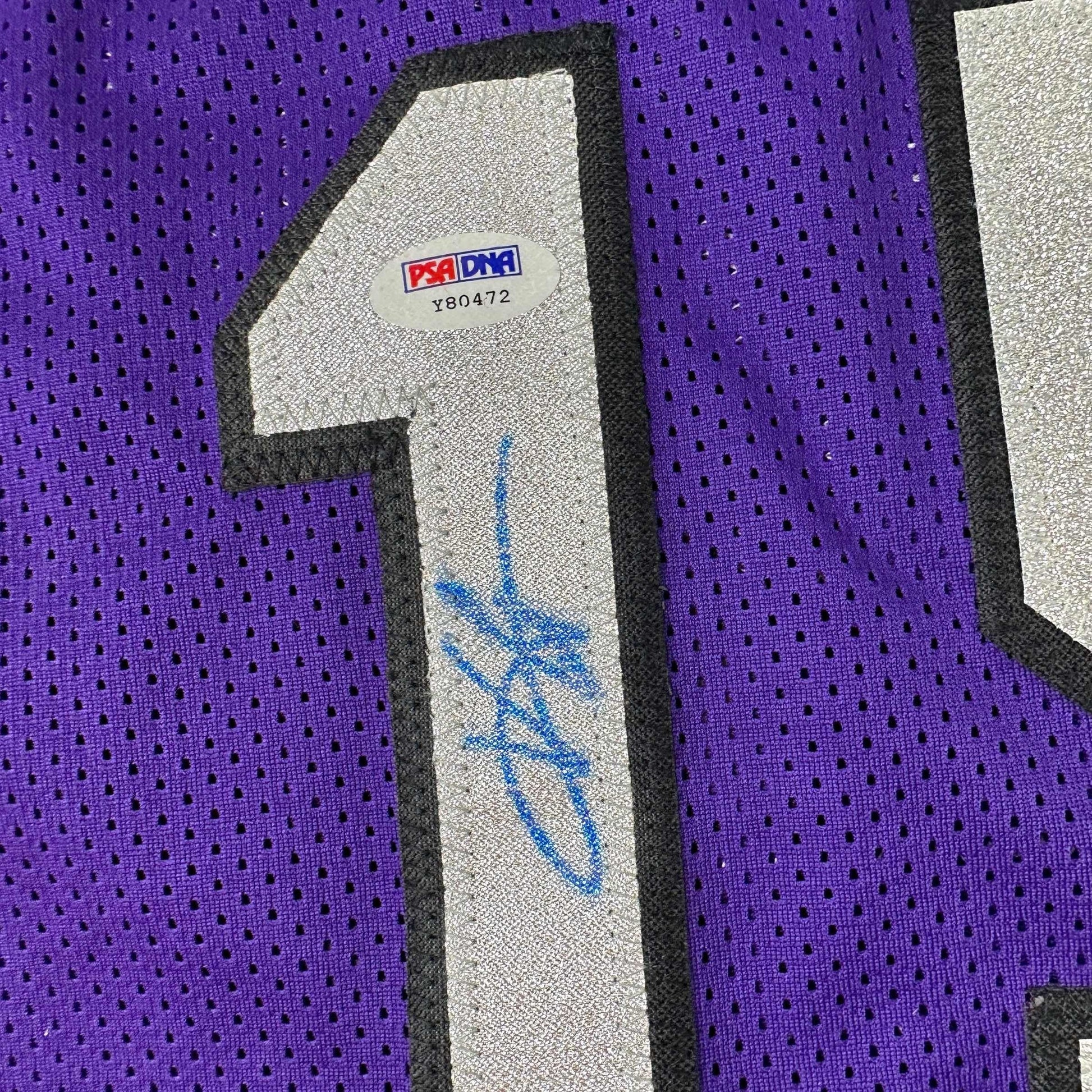 Autographed/Signed Vince Carter Toronto Purple Basketball Jersey PSA/DNA COA - Sport Cards