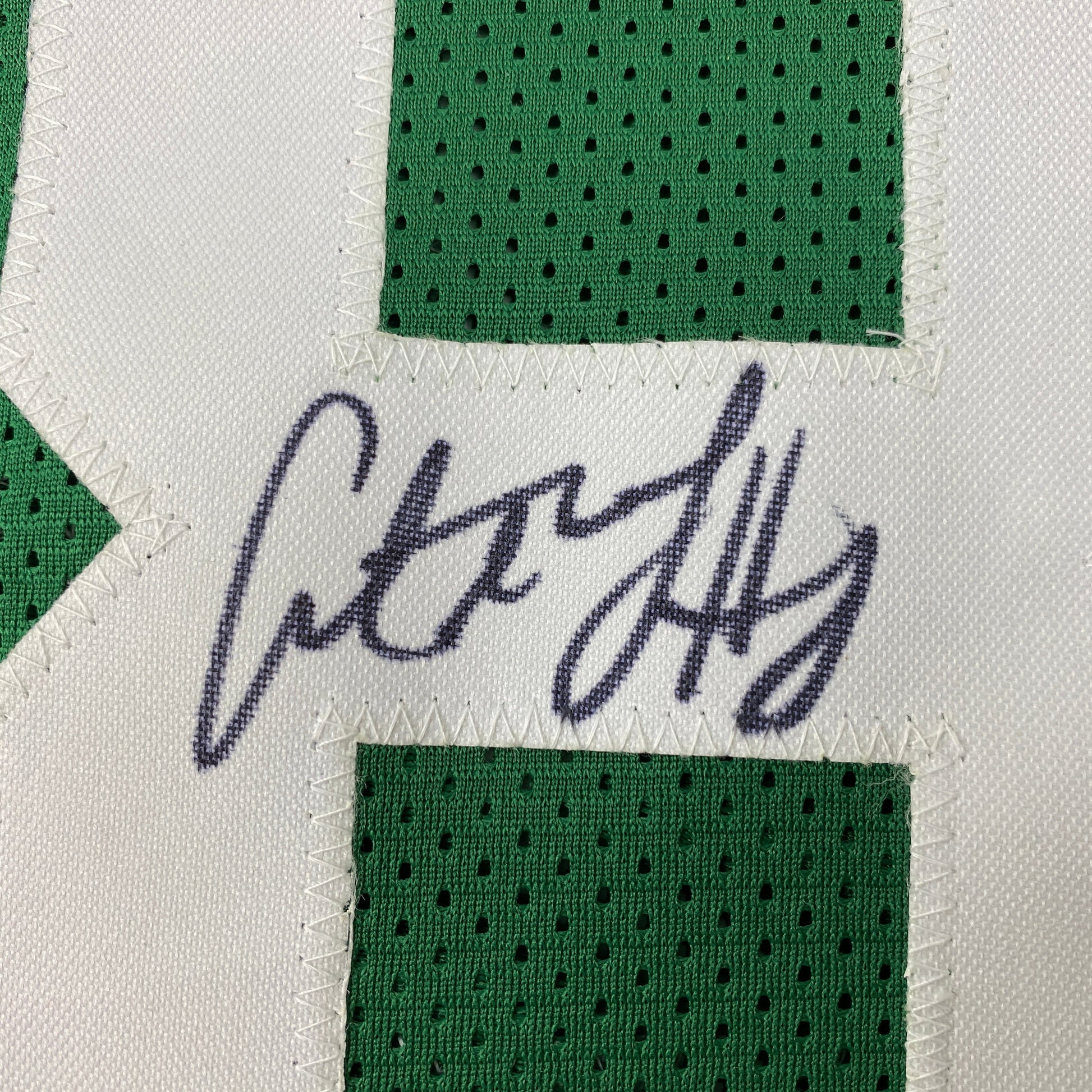 Autographed/Signed Antoine Walker Boston Green Basketball Jersey JSA COA - Sport Cards