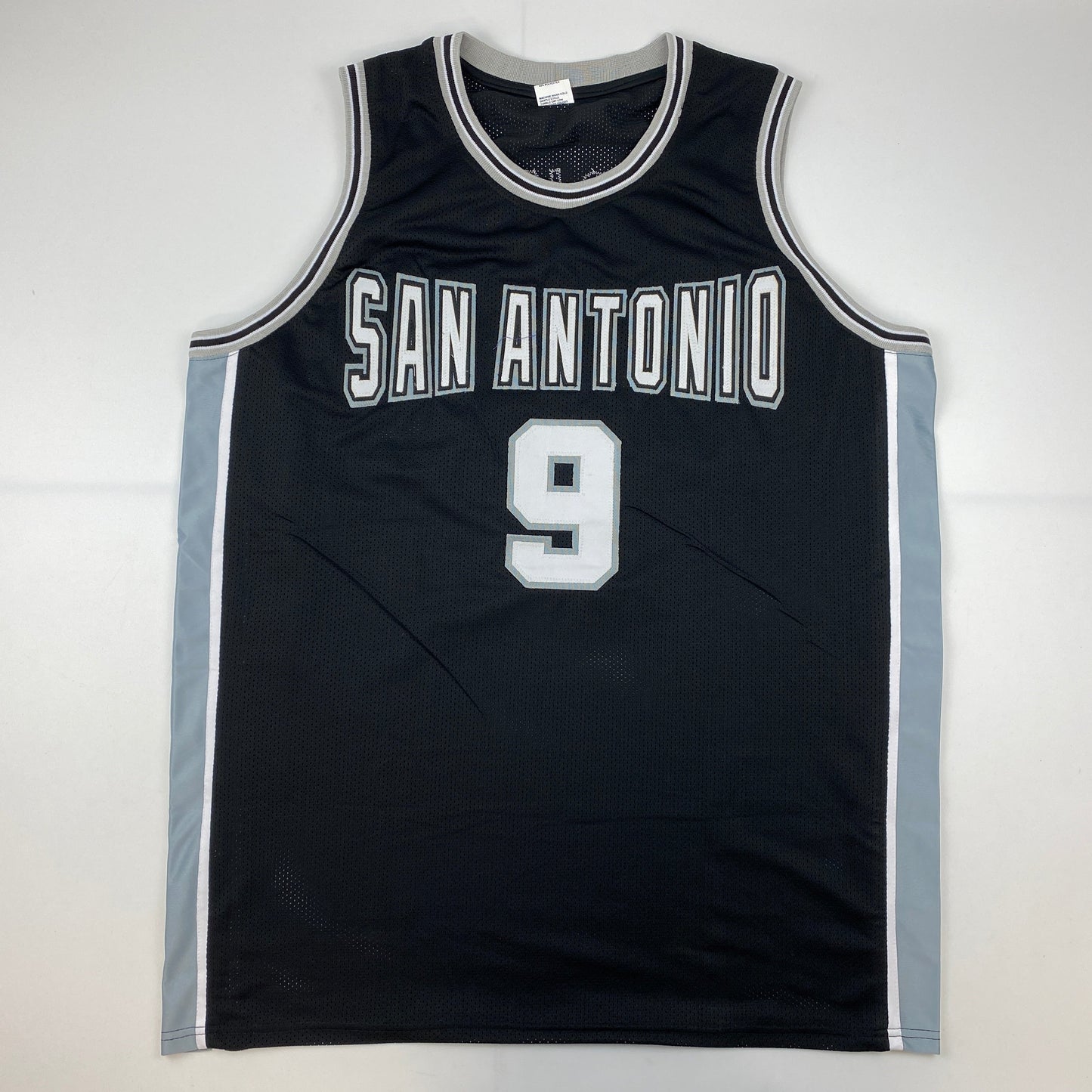 Autographed/Signed Tony Parker San Antonio Black Basketball Jersey JSA COA - Sport Cards