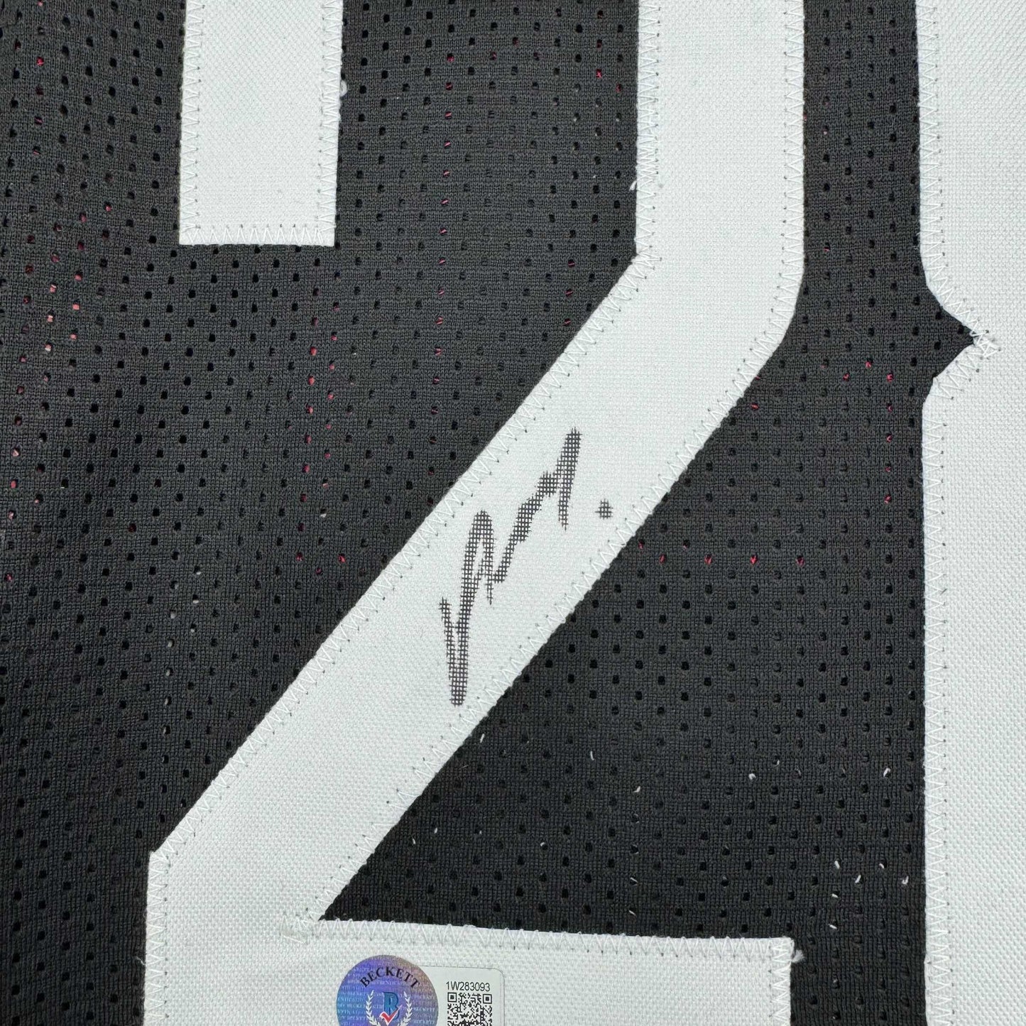 Autographed/Signed Alperen Sengun Houston Black Basketball Jersey Beckett BAS COA - Sport Cards