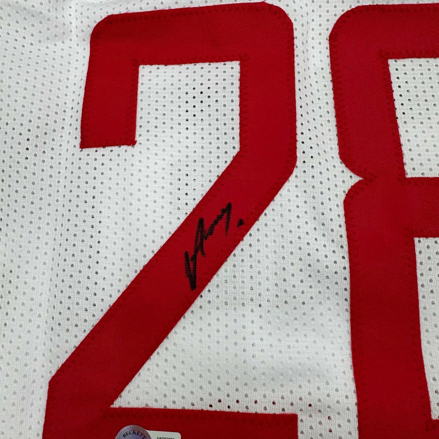 Autographed/Signed Alperen Sengun Houston White Basketball Jersey Beckett BAS COA - Sport Cards