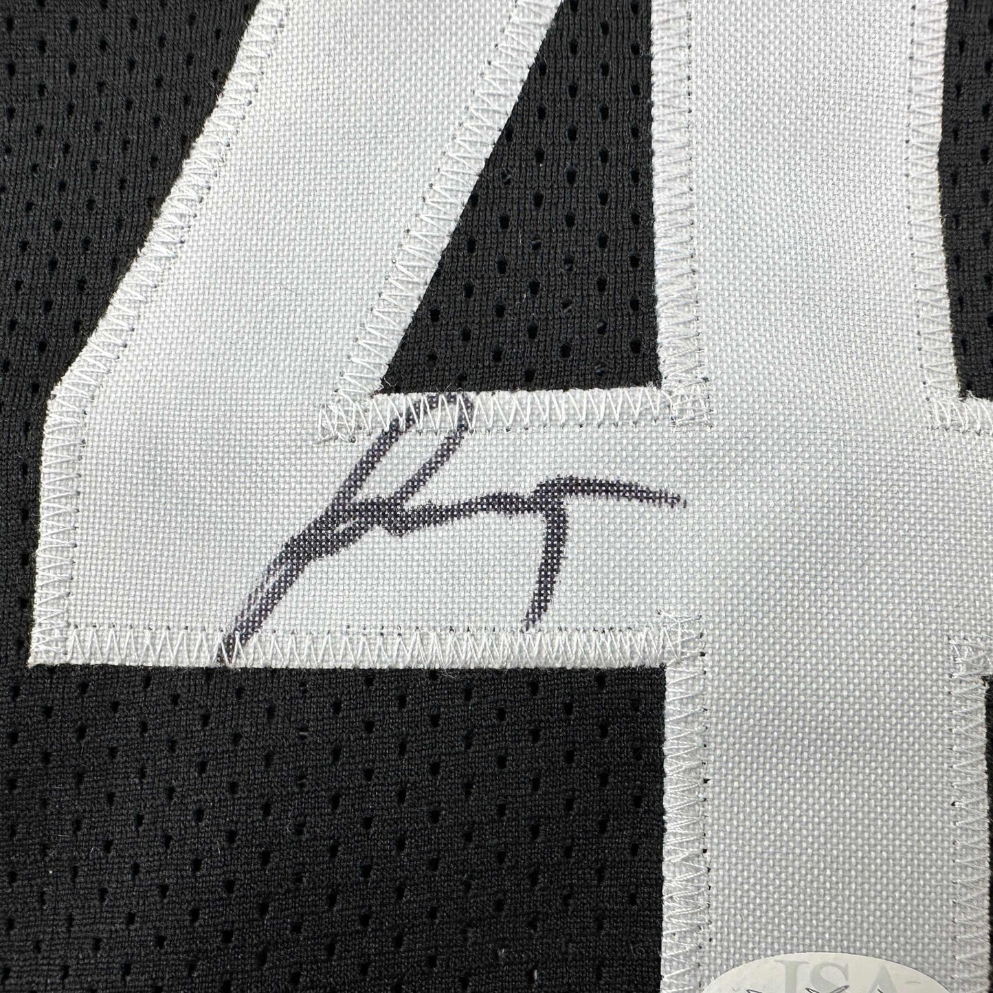 Autographed/Signed Jalen Green #4 Houston Black Basketball Jersey JSA COA - Sport Cards