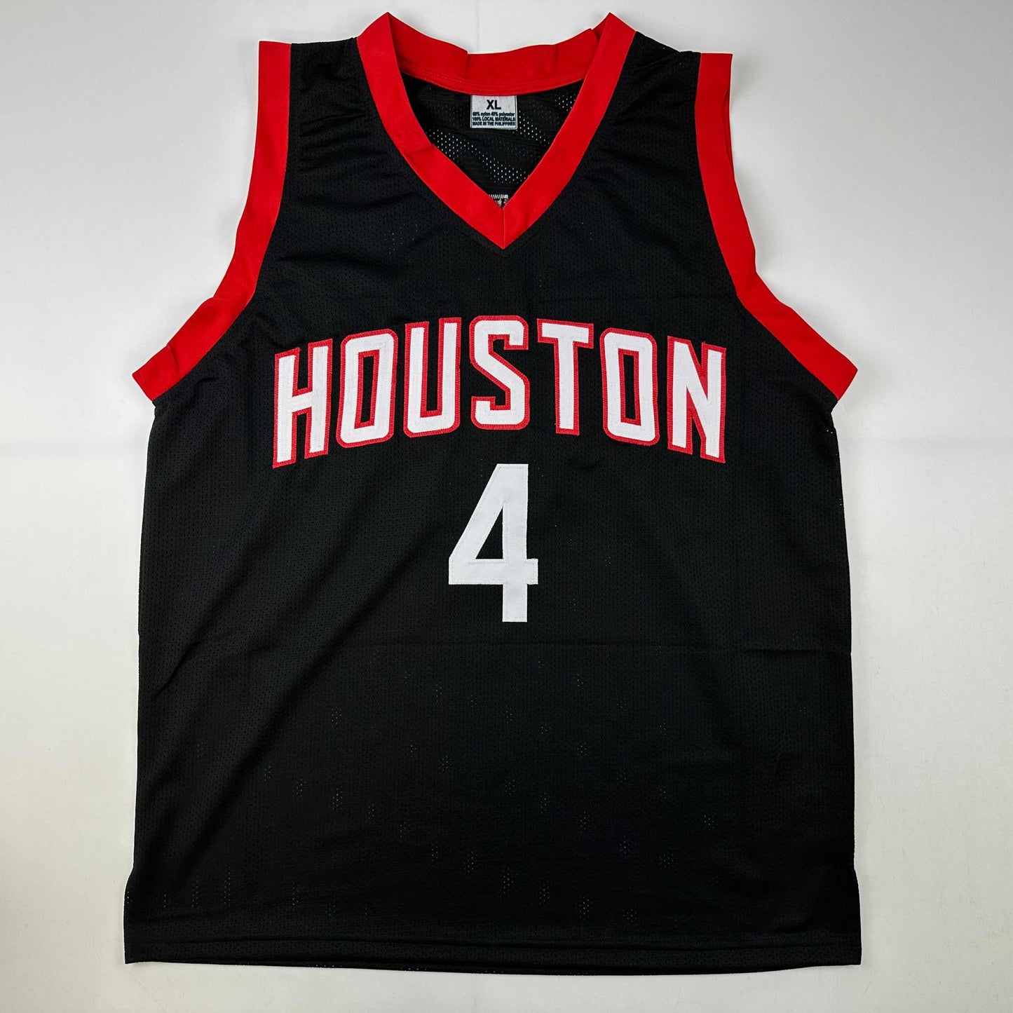Autographed/Signed Jalen Green #4 Houston Black Basketball Jersey JSA COA - Sport Cards