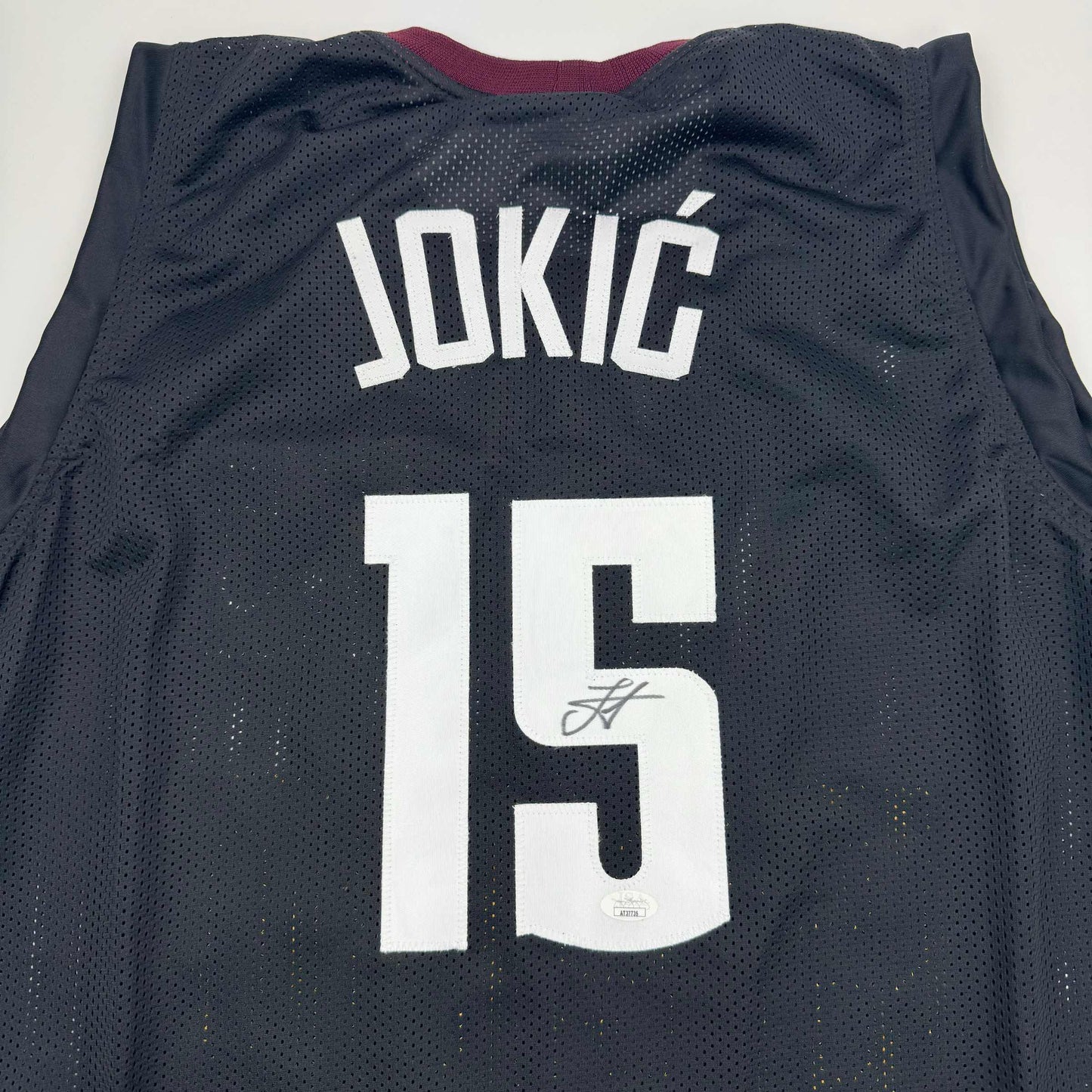 Autographed/Signed Nikola Jokic Denver Black 5280 City Edition Basketball Jersey JSA COA - Sport Cards