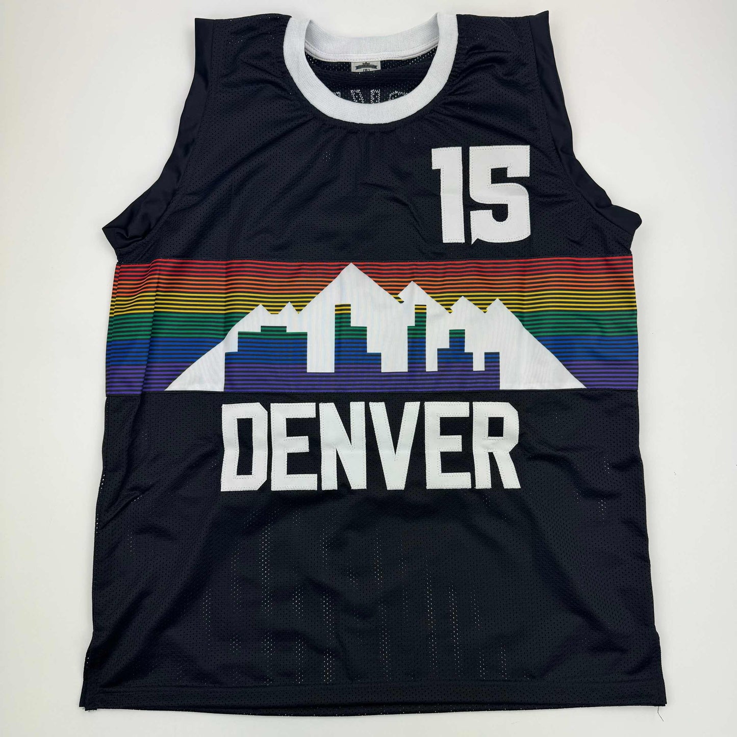 Autographed/Signed Nikola Jokic Denver Black Rainbow Basketball Jersey JSA COA - Sport Cards