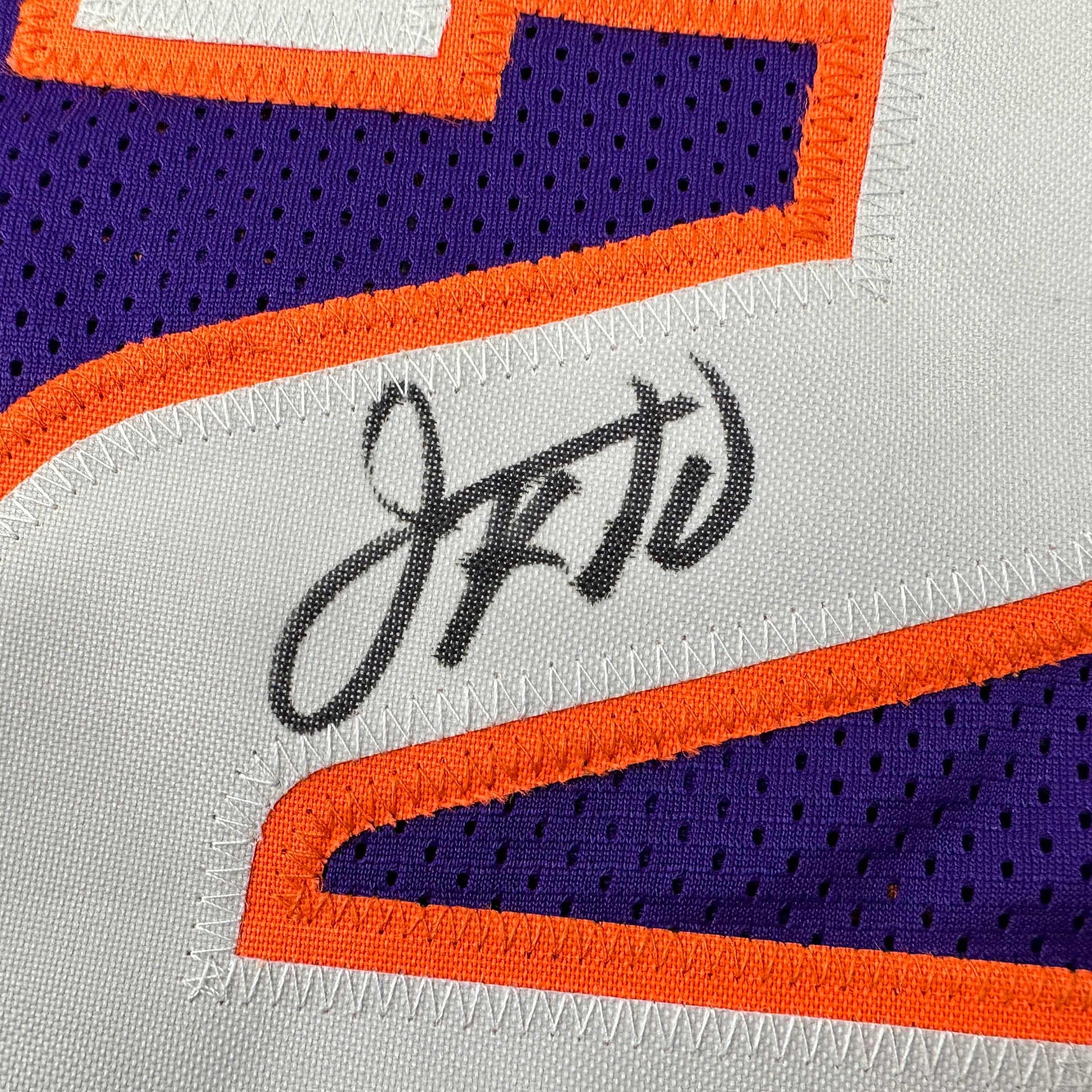 Autographed/Signed Jason Kidd Phoenix Purple Basketball Jersey Beckett BAS COA - Sport Cards