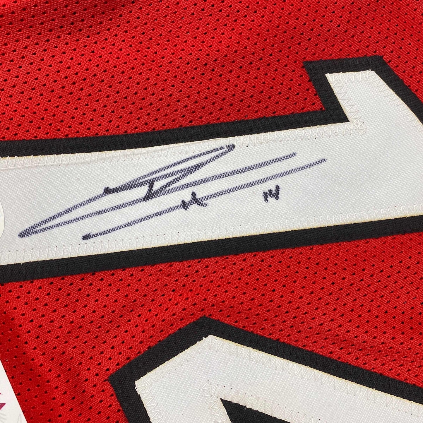 Autographed/Signed Tyler Herro Miami Red Basketball Jersey JSA COA - Sport Cards