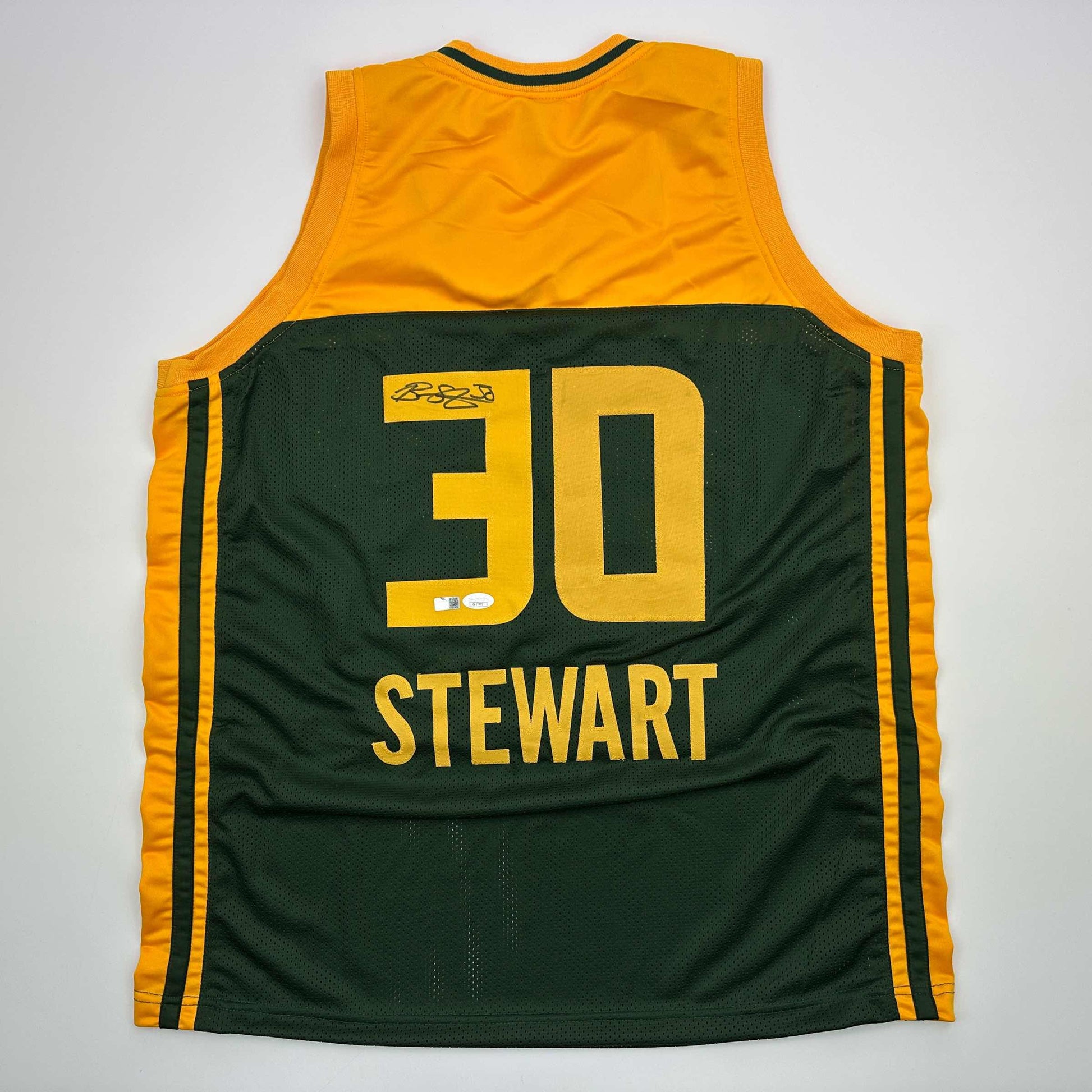 Autographed/Signed Breanna Stewart Seattle Green Basketball Jersey JSA COA - Sport Cards