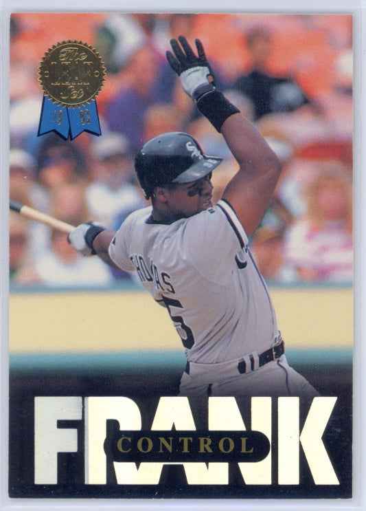 1993 The Leaf Set #7 Frank Thomas/Control Card - Sport Cards