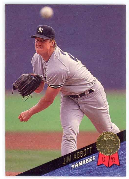 1993 The Leaf Set #253 Jim Abbott Card
