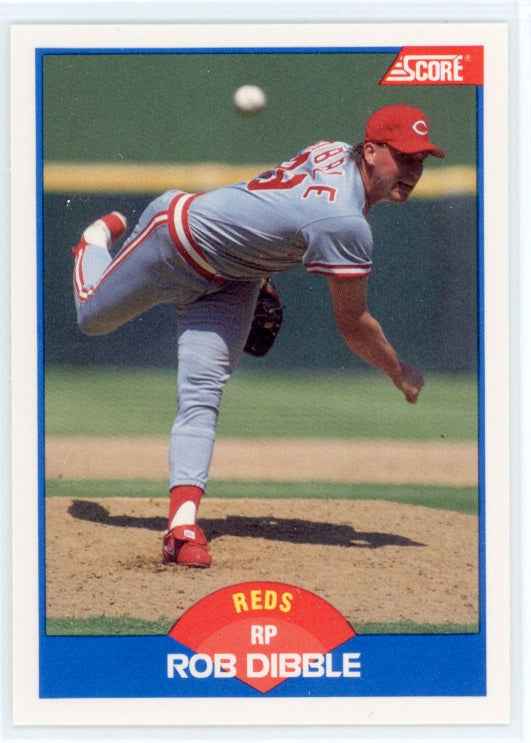1989 Score #618 Rob Dibble Card