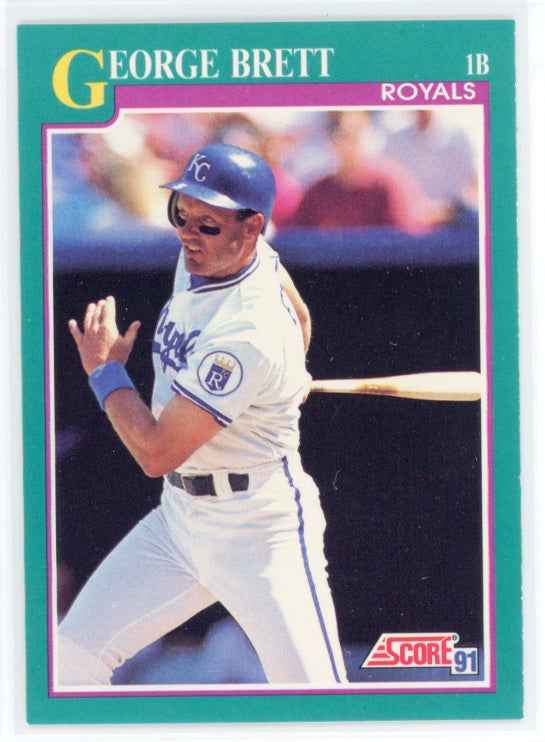 1991 Score #120 George Brett Card