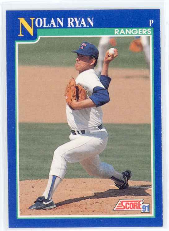 1991 Score #4 Nolan Ryan Card