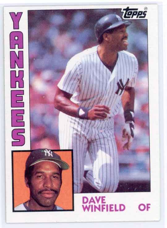 1984 Topps #460 Dave Winfield Card