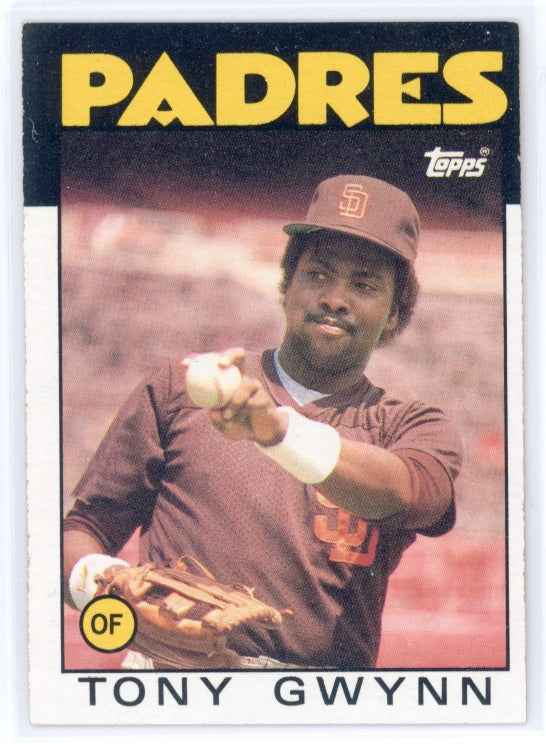 1986 Topps #10 Tony Gwynn Card